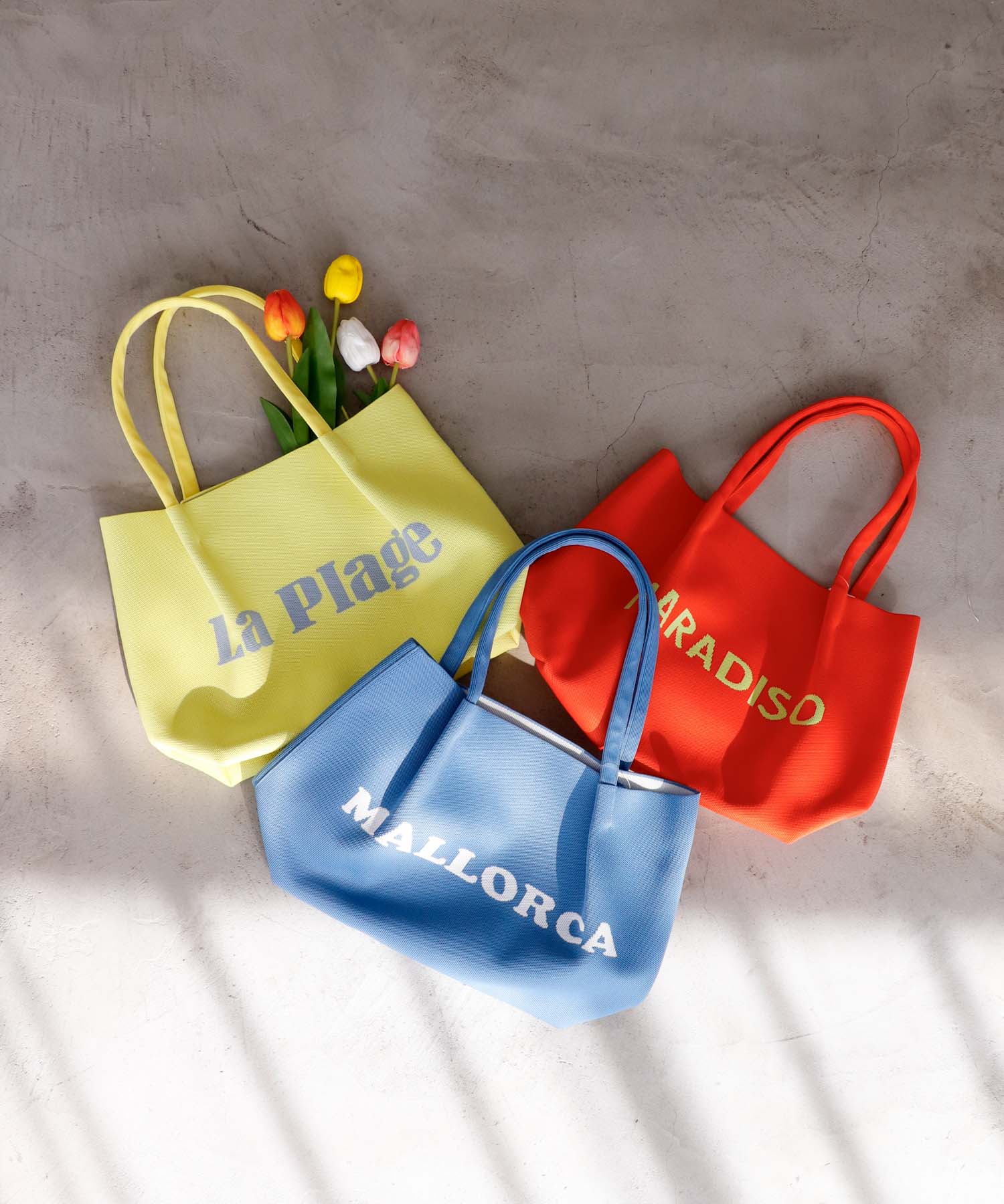 【2/26(木)12時予約開始】ソラーナバケーションロゴニットトート