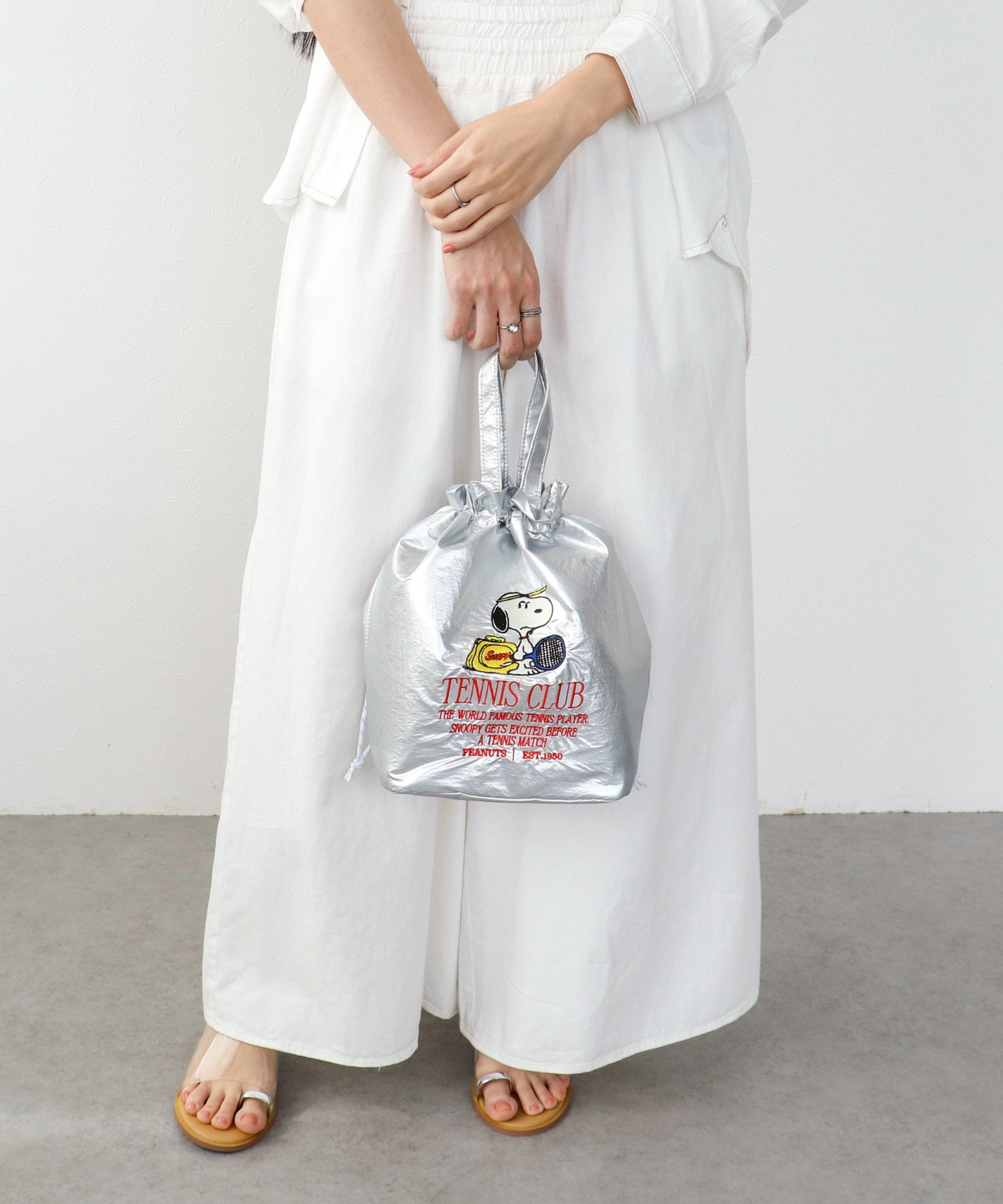 【保冷･保温】PEANUTS／保冷巾着トート