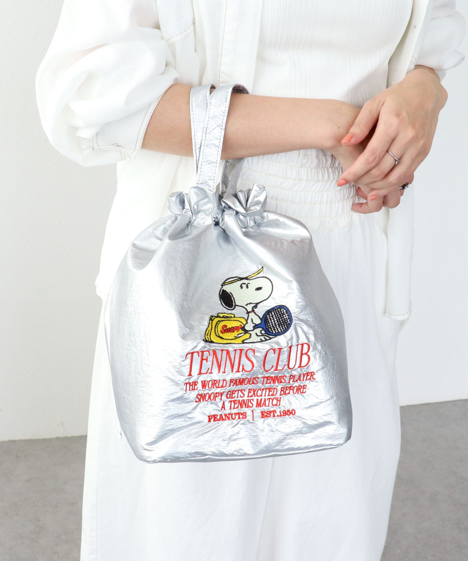 【保冷･保温】PEANUTS／保冷巾着トート