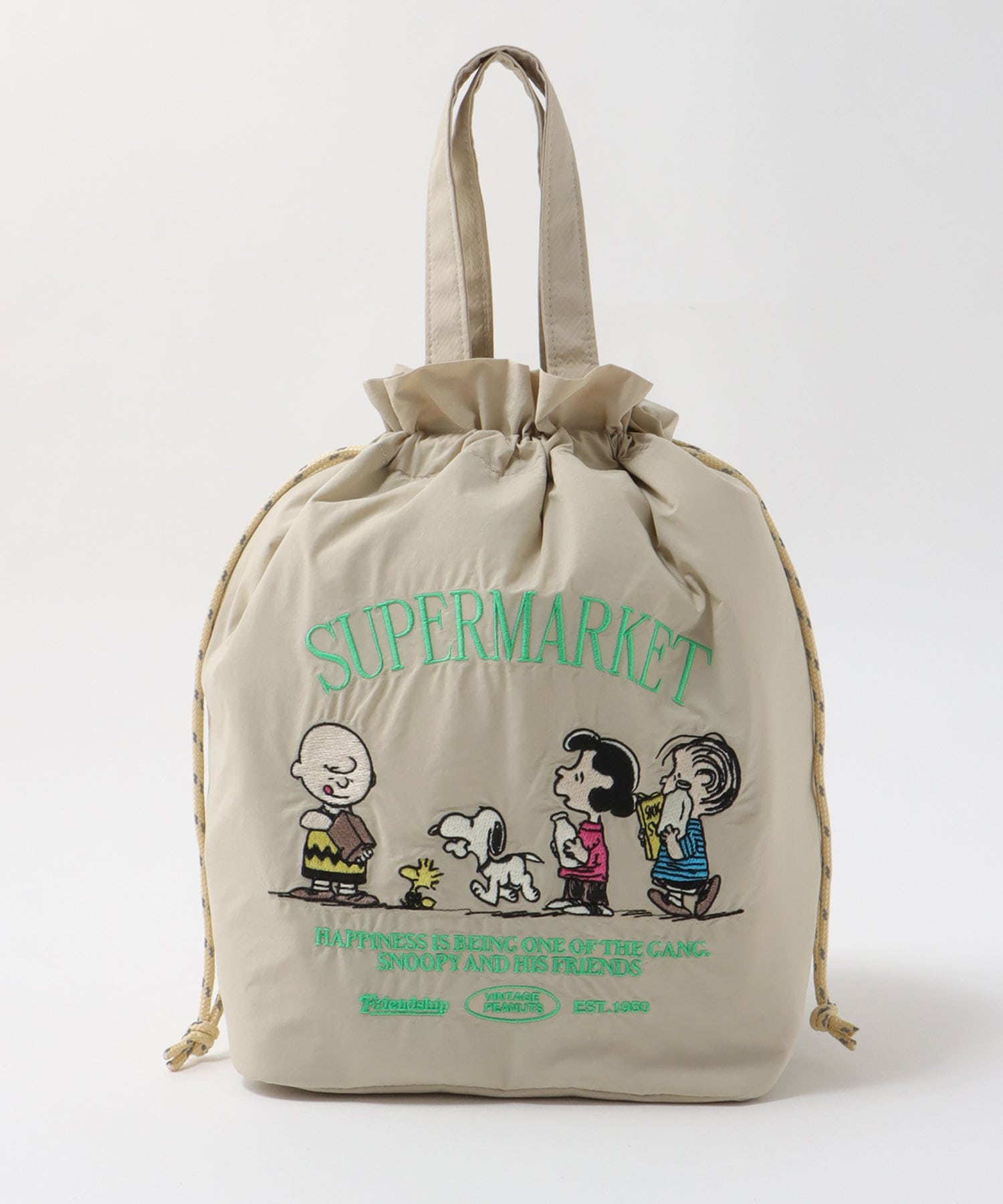 【保冷･保温】PEANUTS／保冷巾着トート