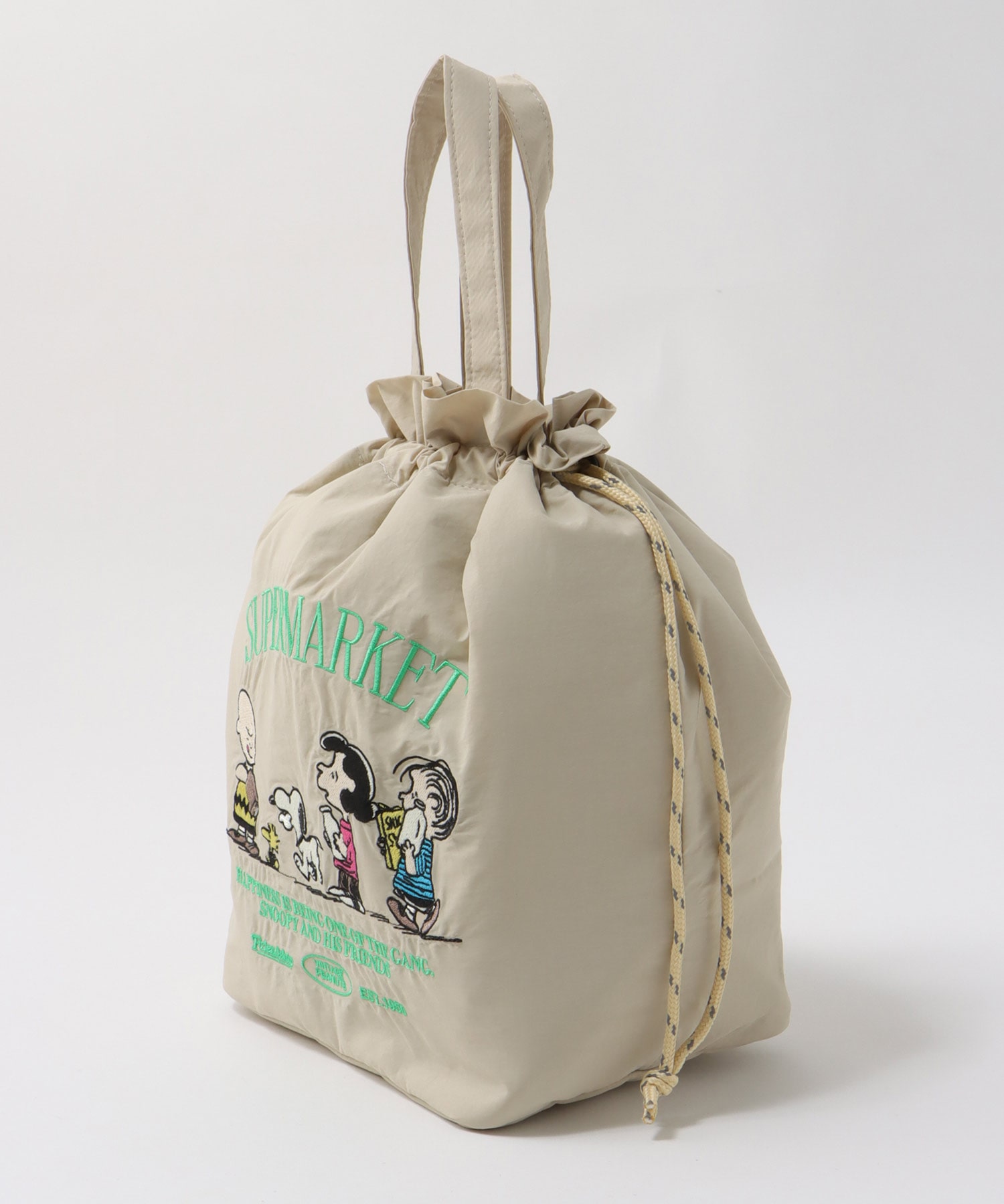 【保冷･保温】PEANUTS／保冷巾着トート