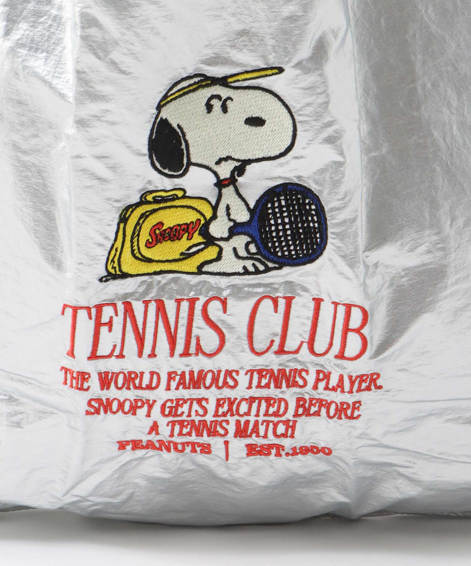 【2WAY仕様】PEANUTS／ストラップ付ショッパーBAG