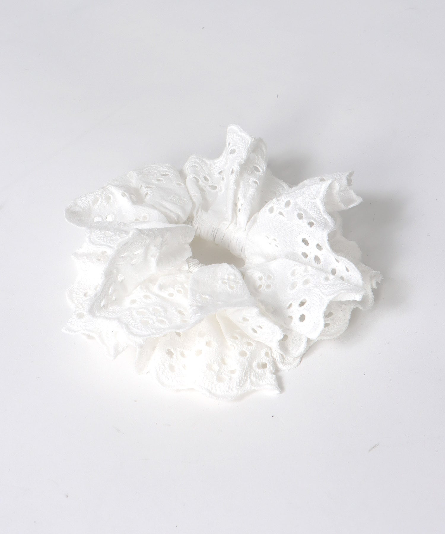 スカラップレースシュシュ