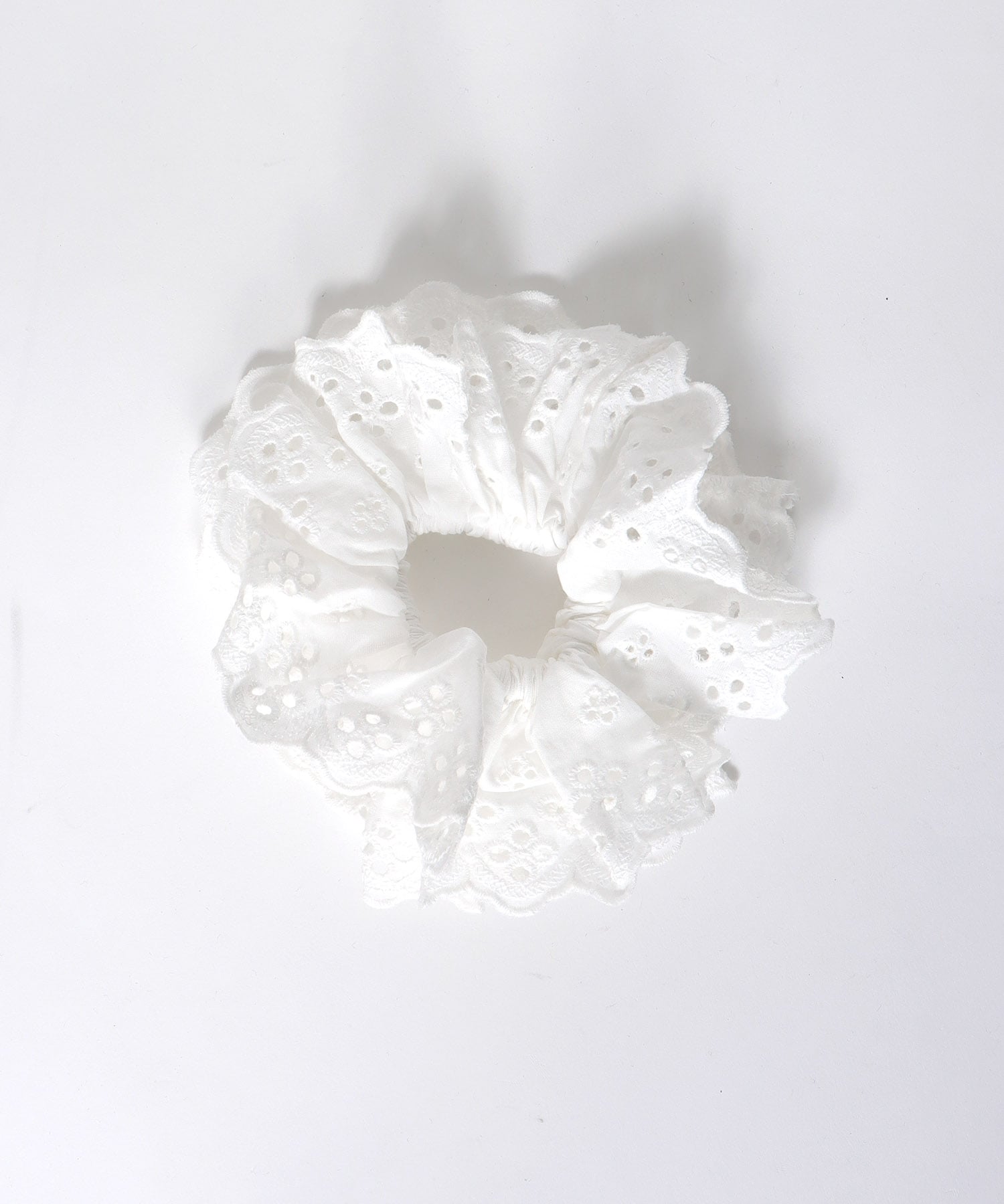 スカラップレースシュシュ