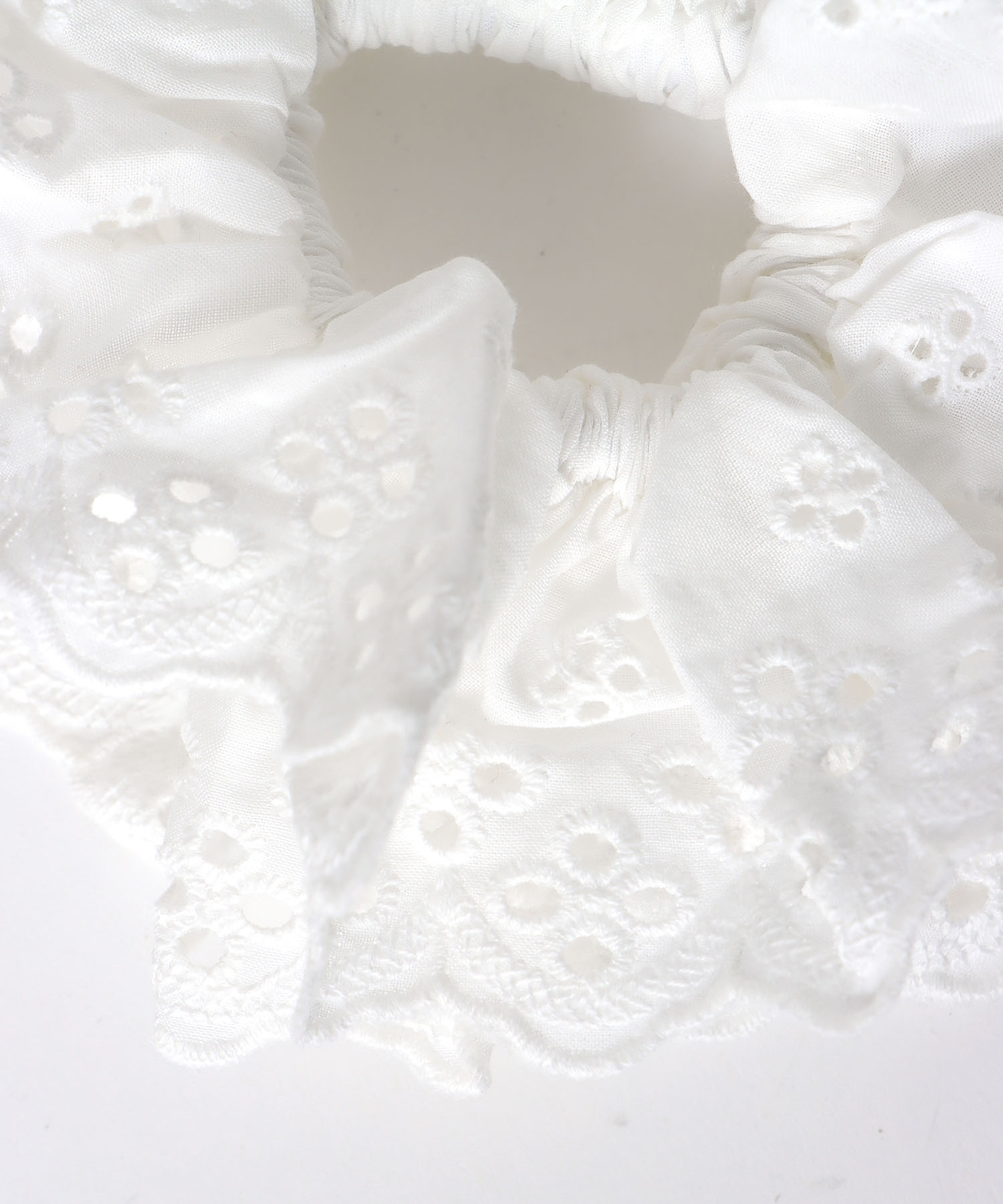 スカラップレースシュシュ