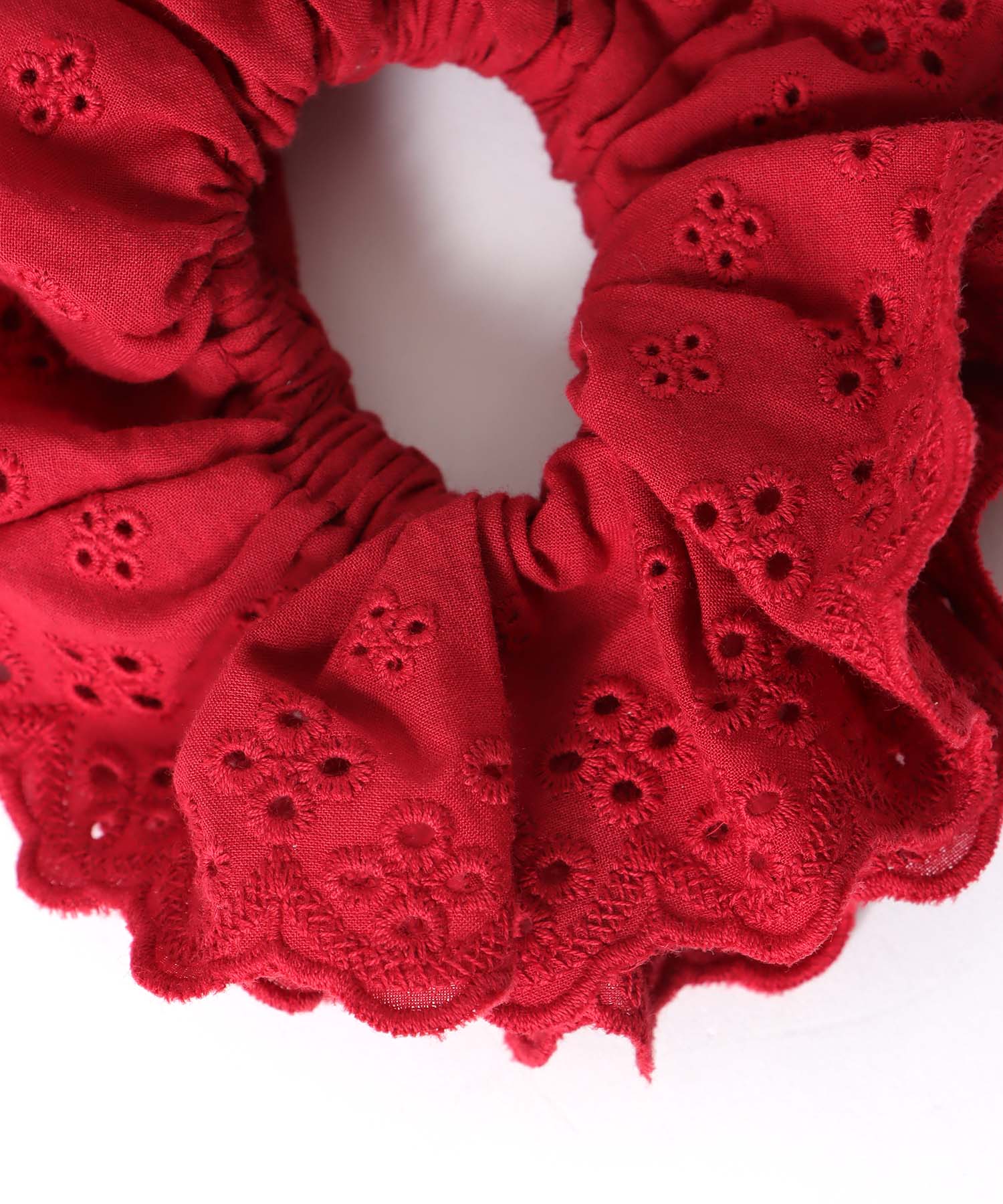 スカラップレースシュシュ