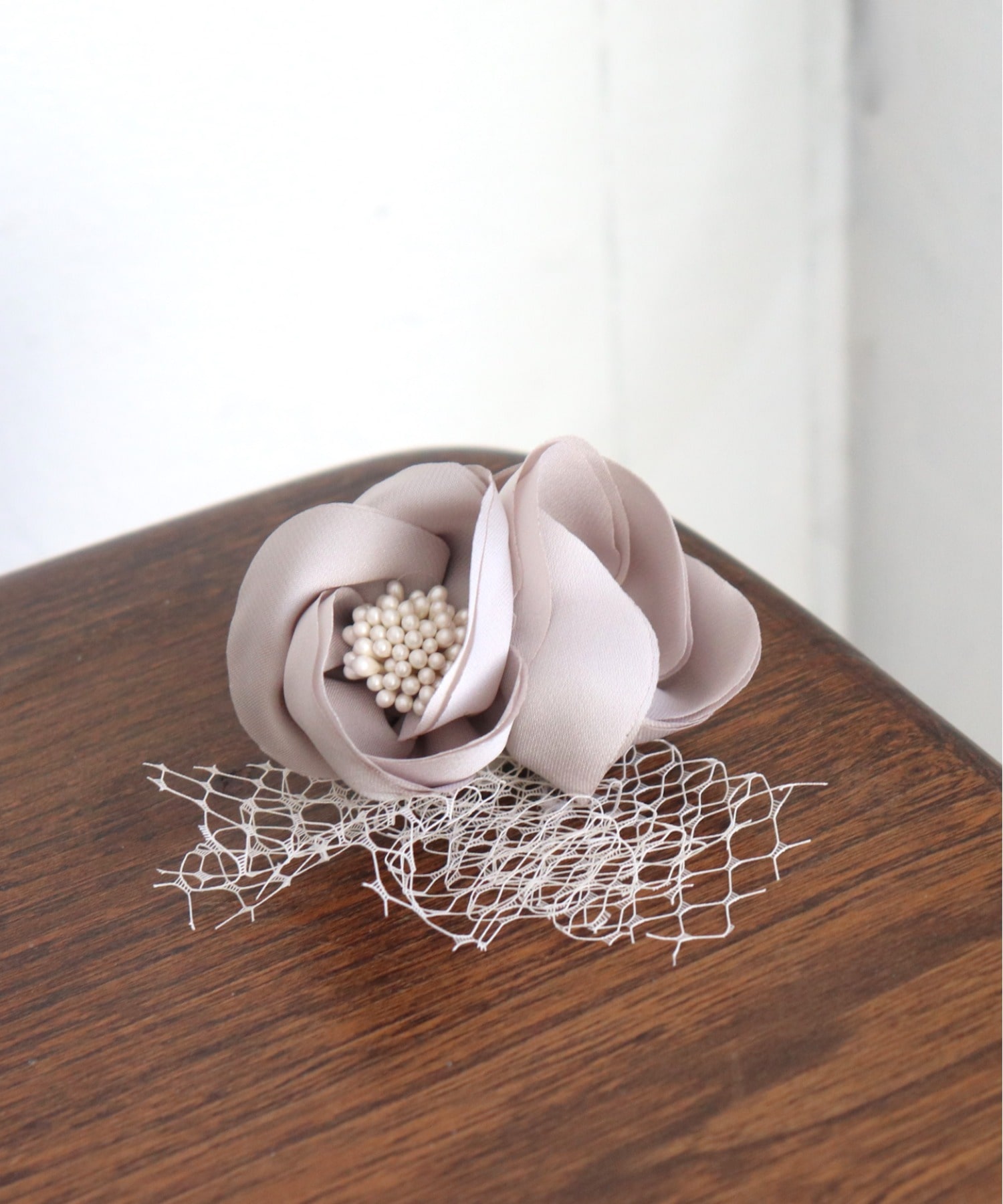 サテンダブルコサージュ