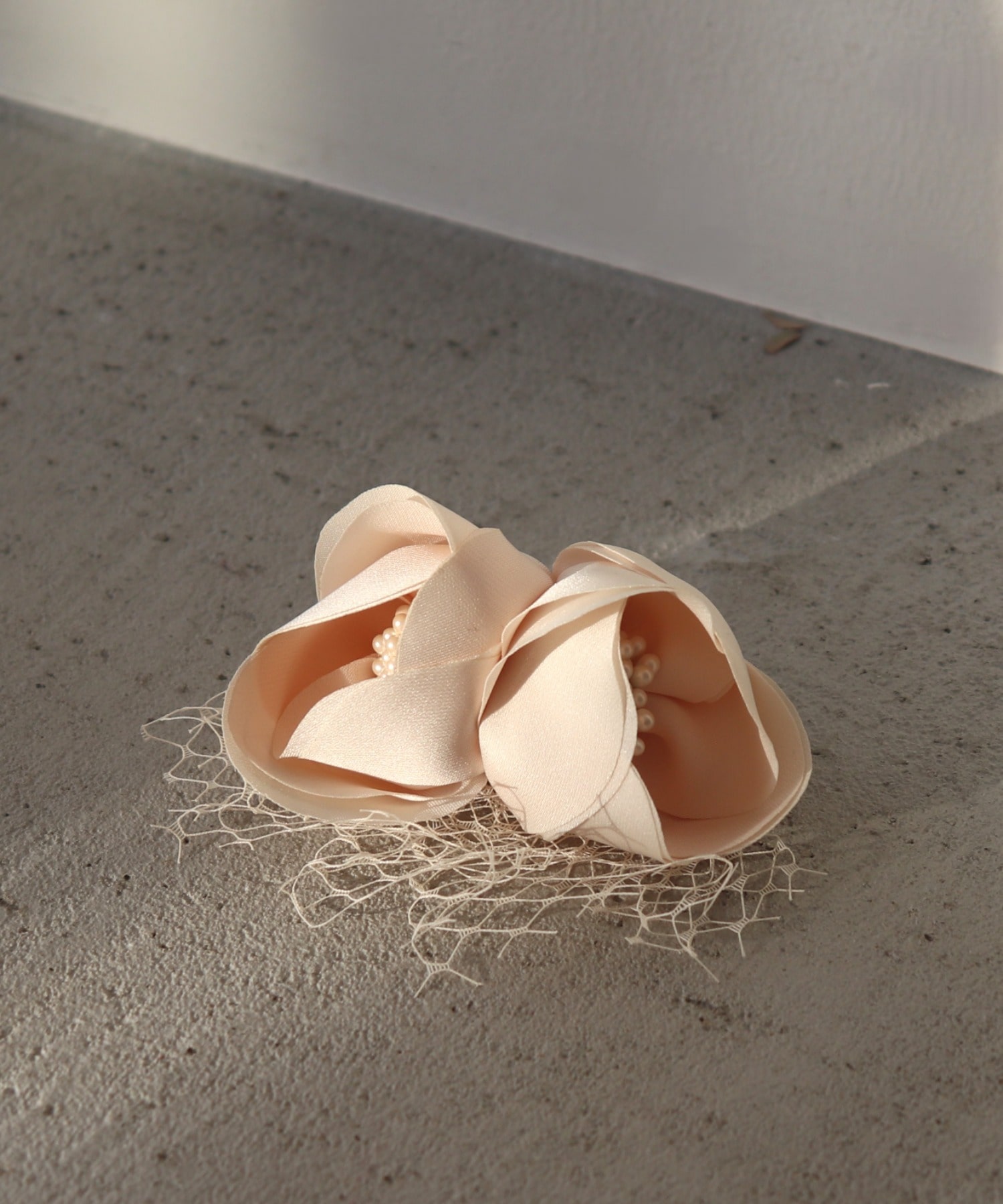 サテンダブルコサージュ