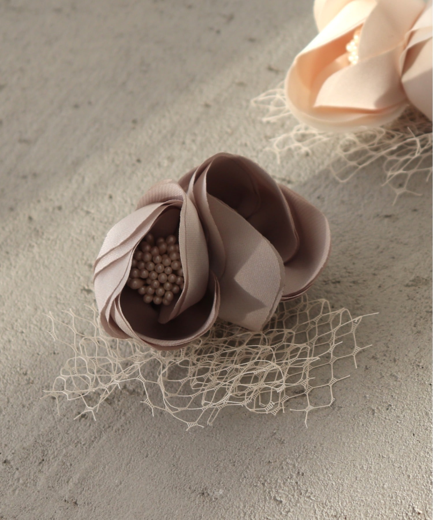 サテンダブルコサージュ