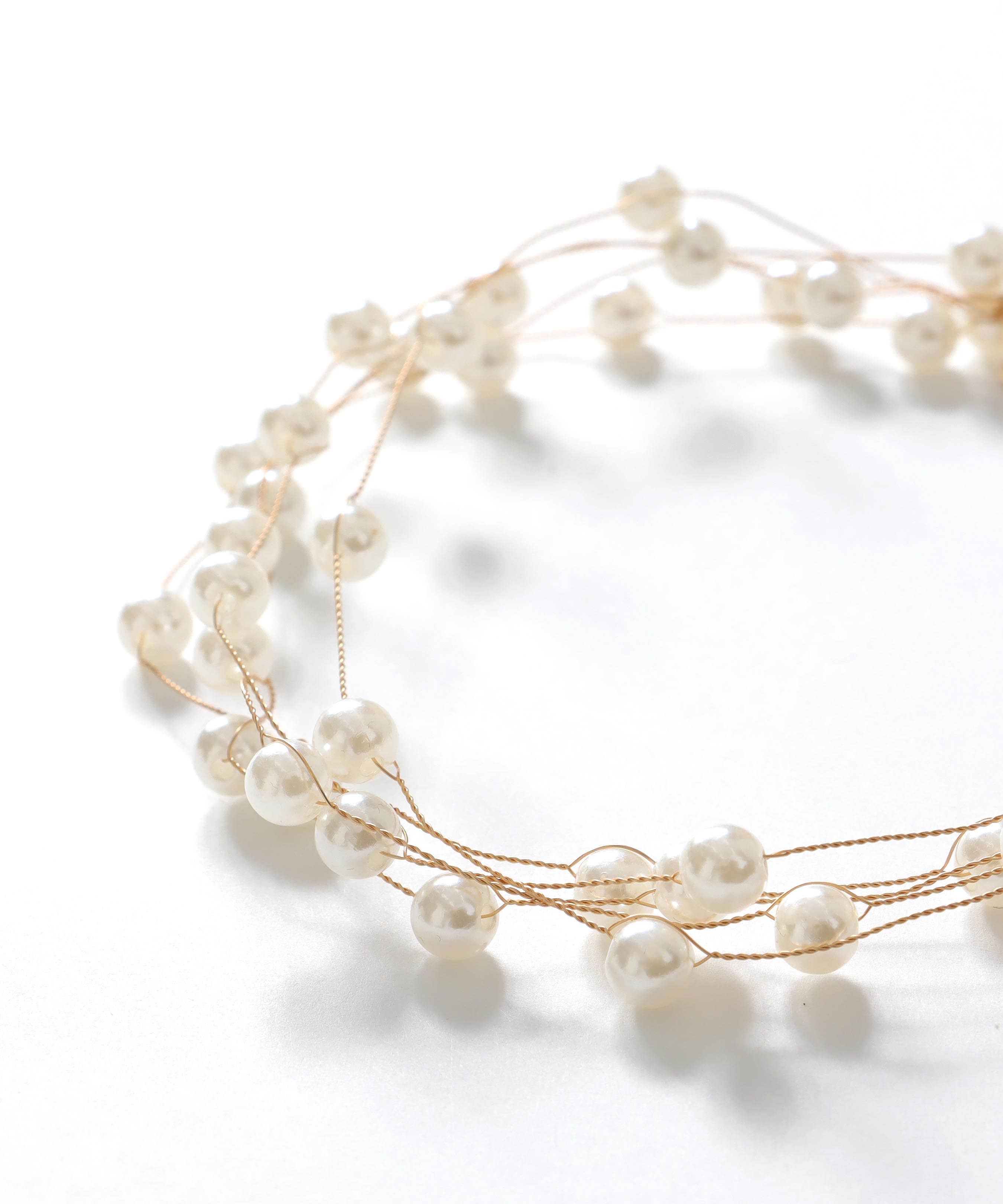 ワイヤーパールチョーカー