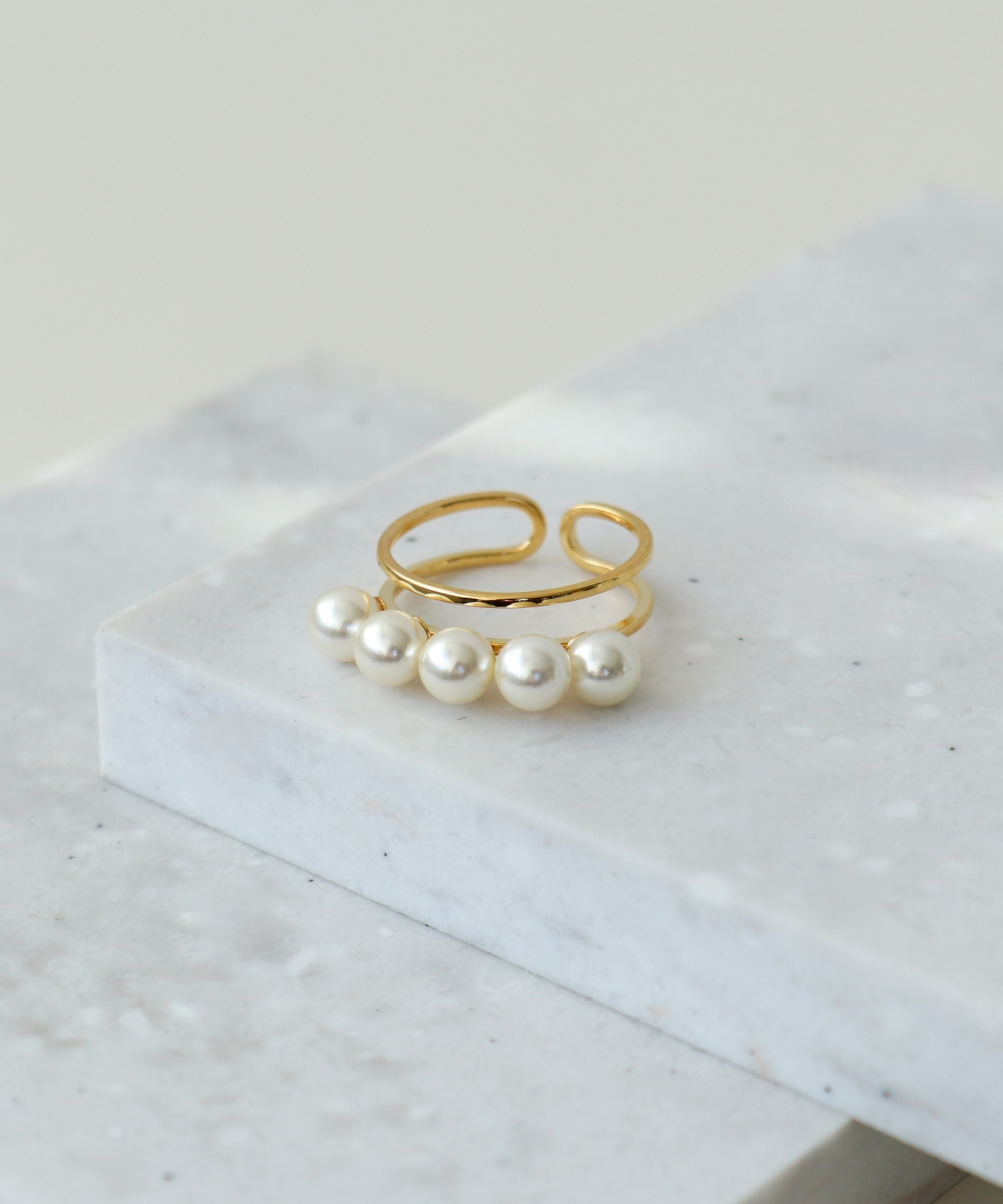 ラインパールダブルリングリング