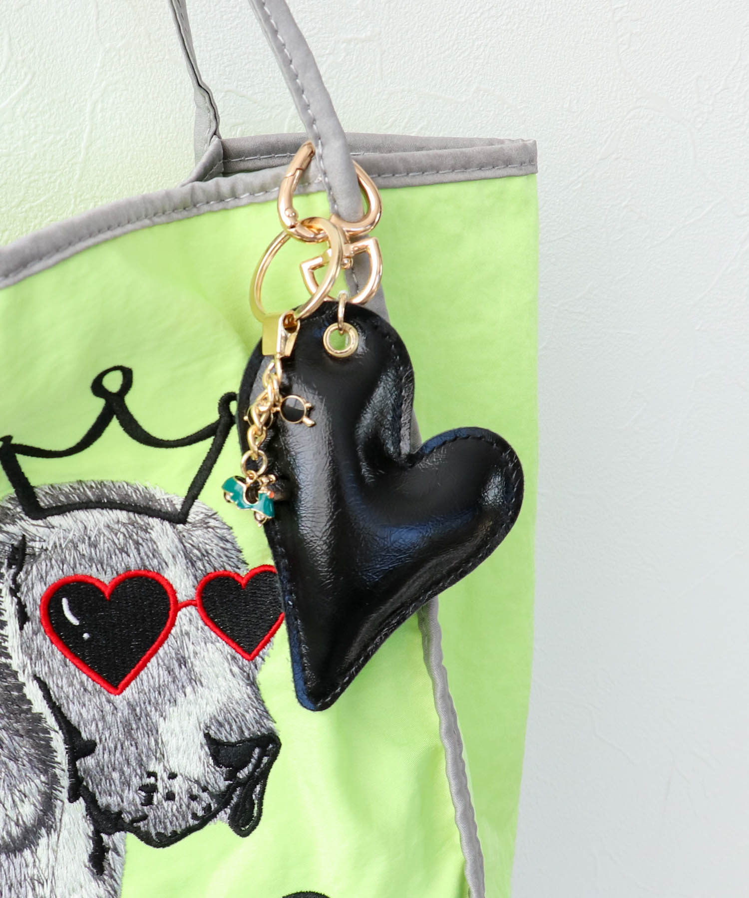 ミニチュア×クッションハートチャーム