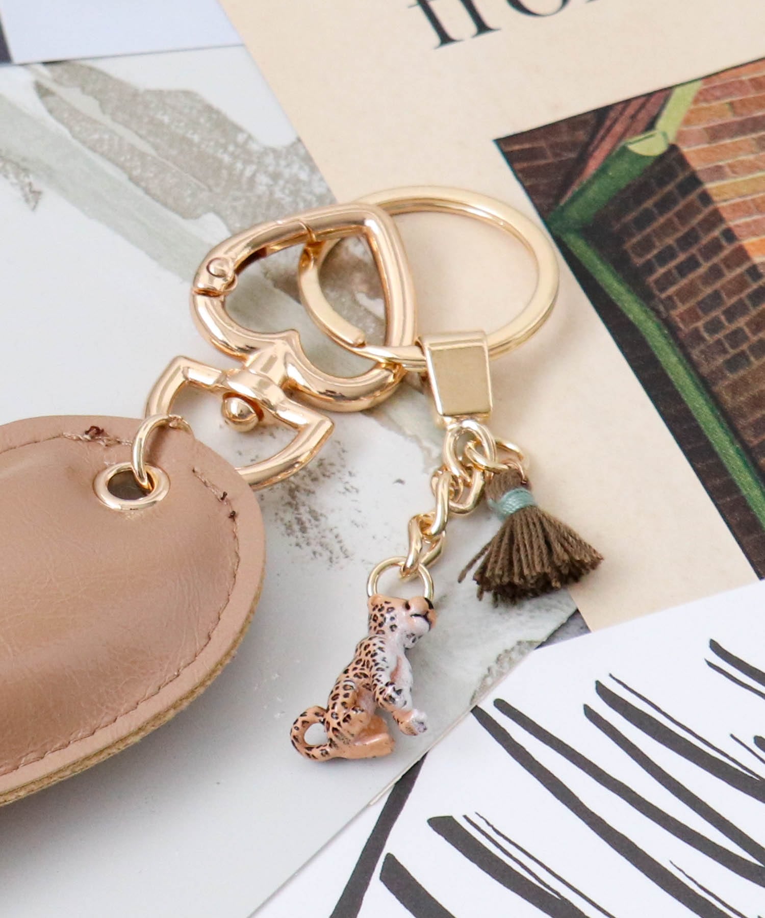 ミニチュア×クッションハートチャーム