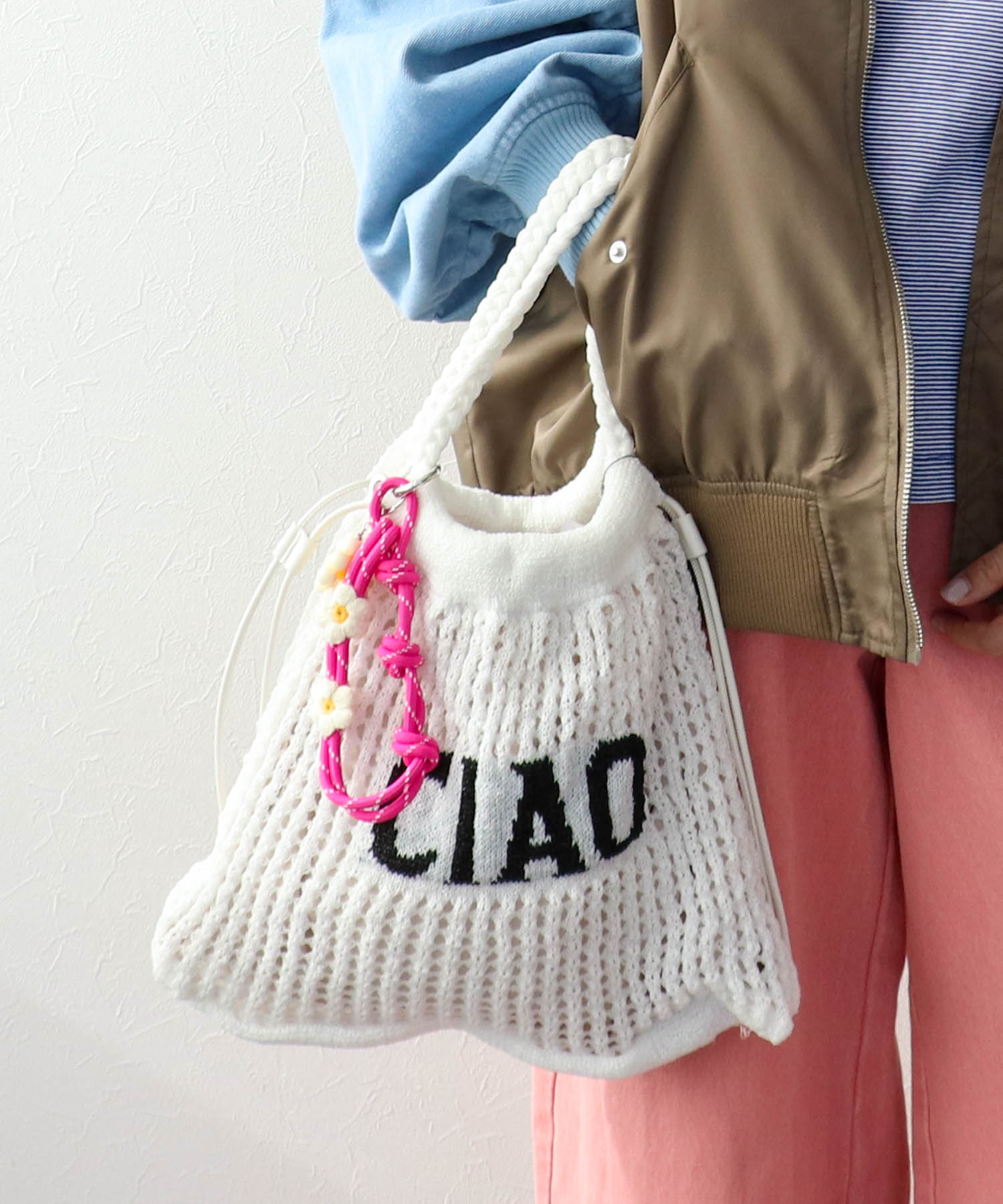 フラワーチャームストラップ