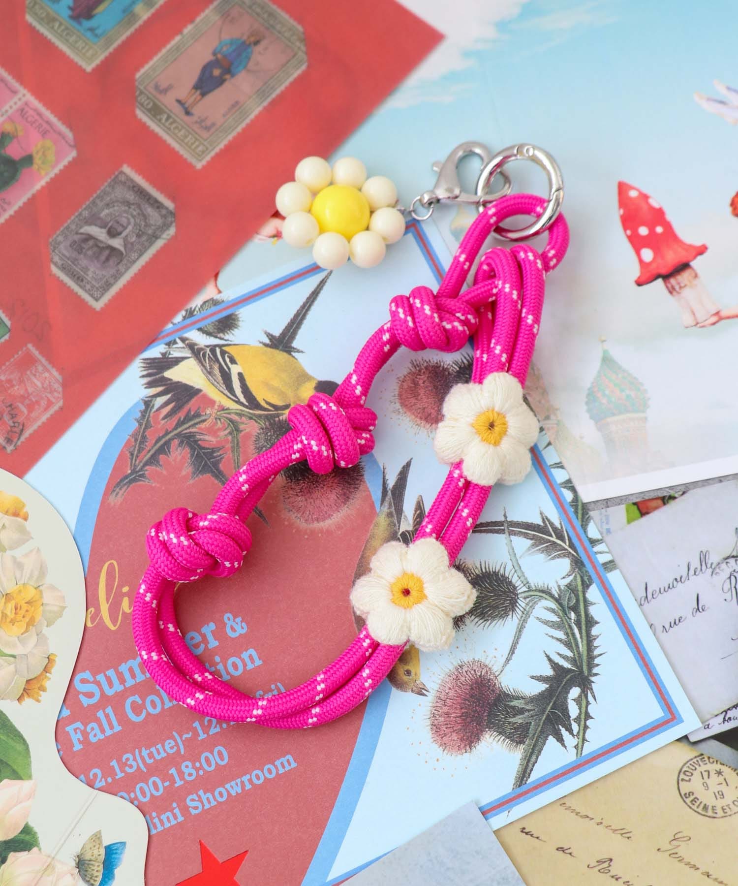 フラワーチャームストラップ