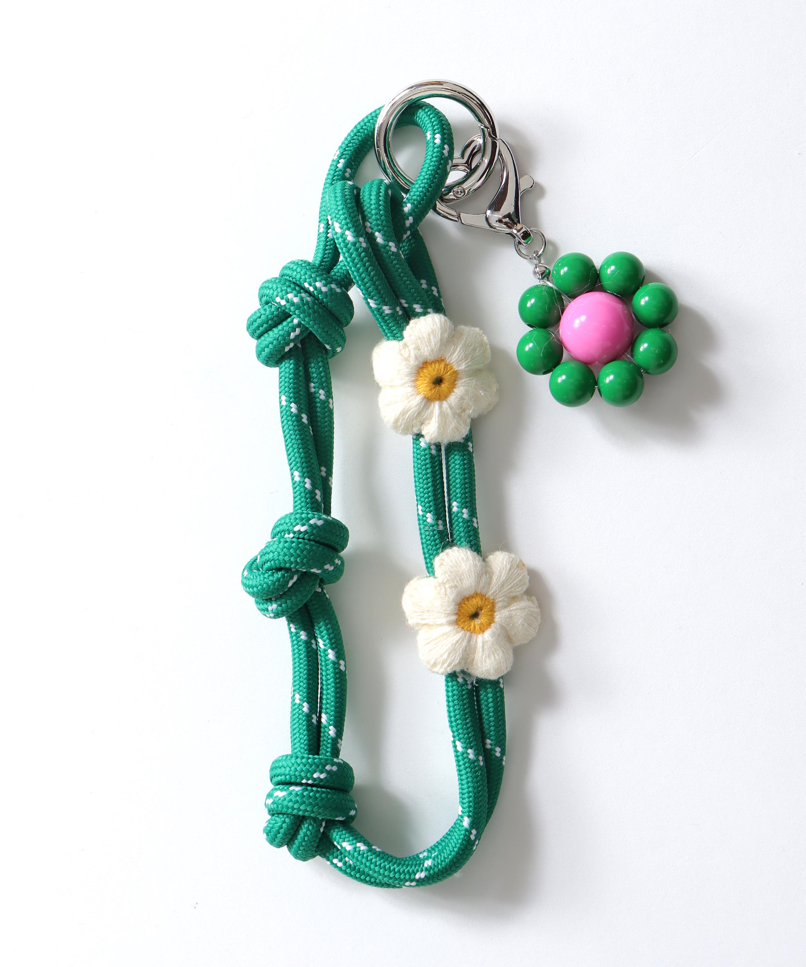 フラワーチャームストラップ