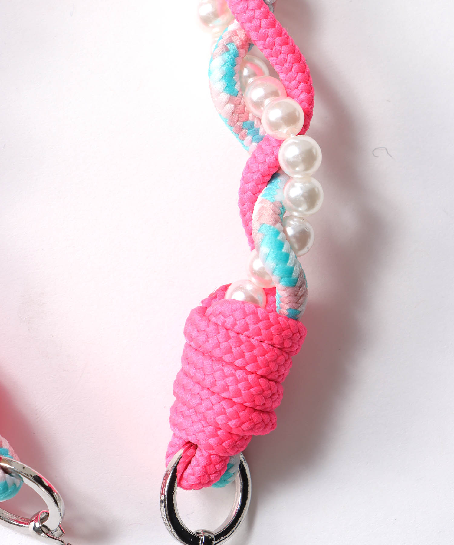 パール×パラコードストラップ