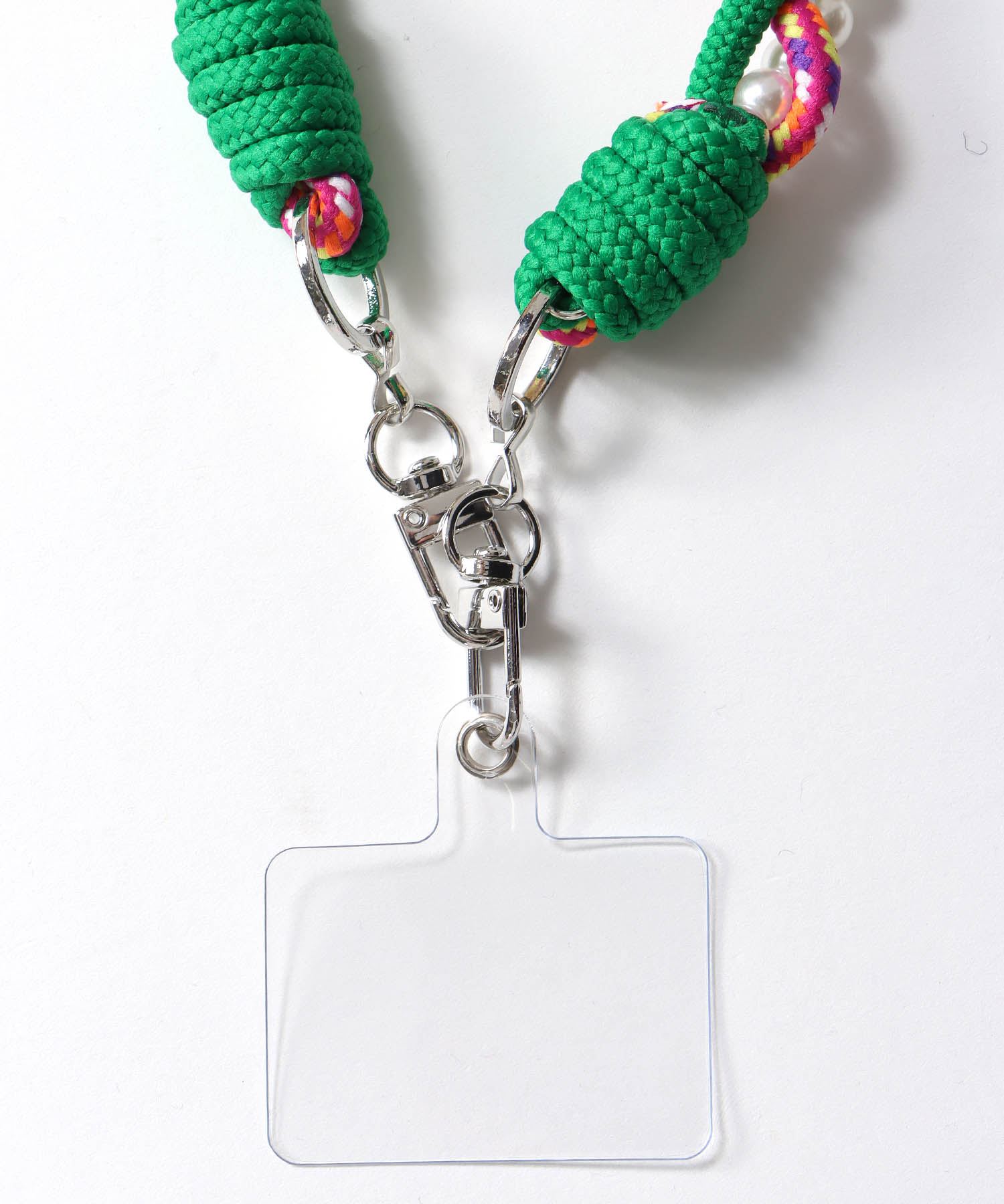 パール×パラコードストラップ