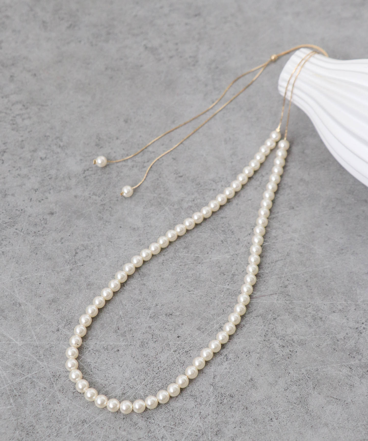 6mmパールスライドネックレス