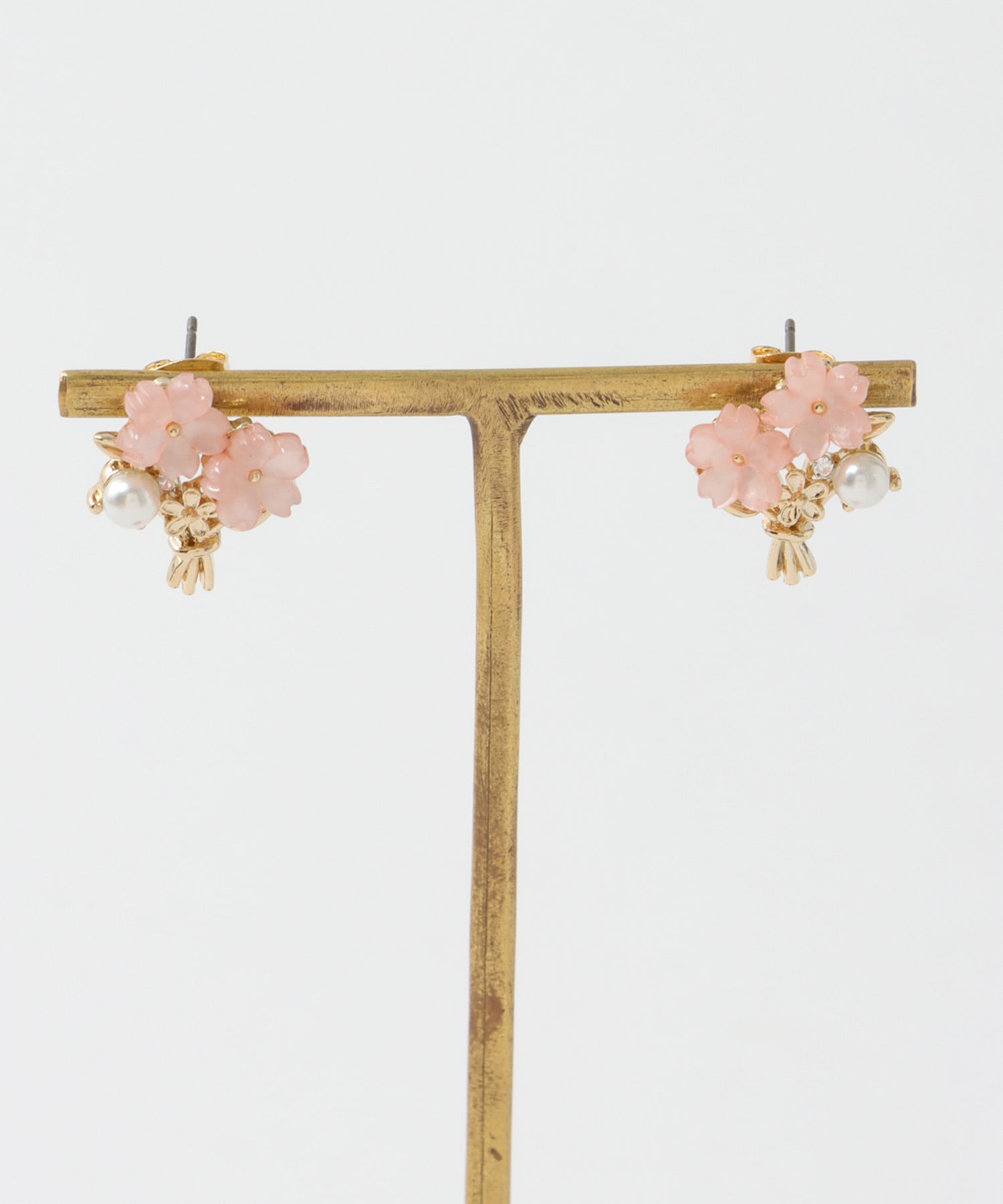 SAKURAパールブーケピアス