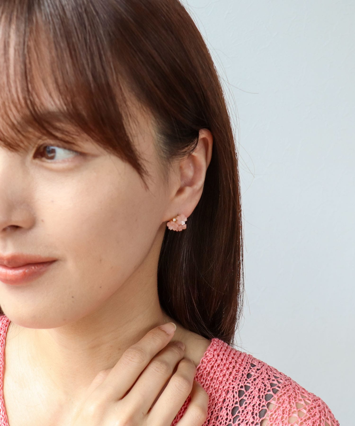 SAKURAブーケピアス