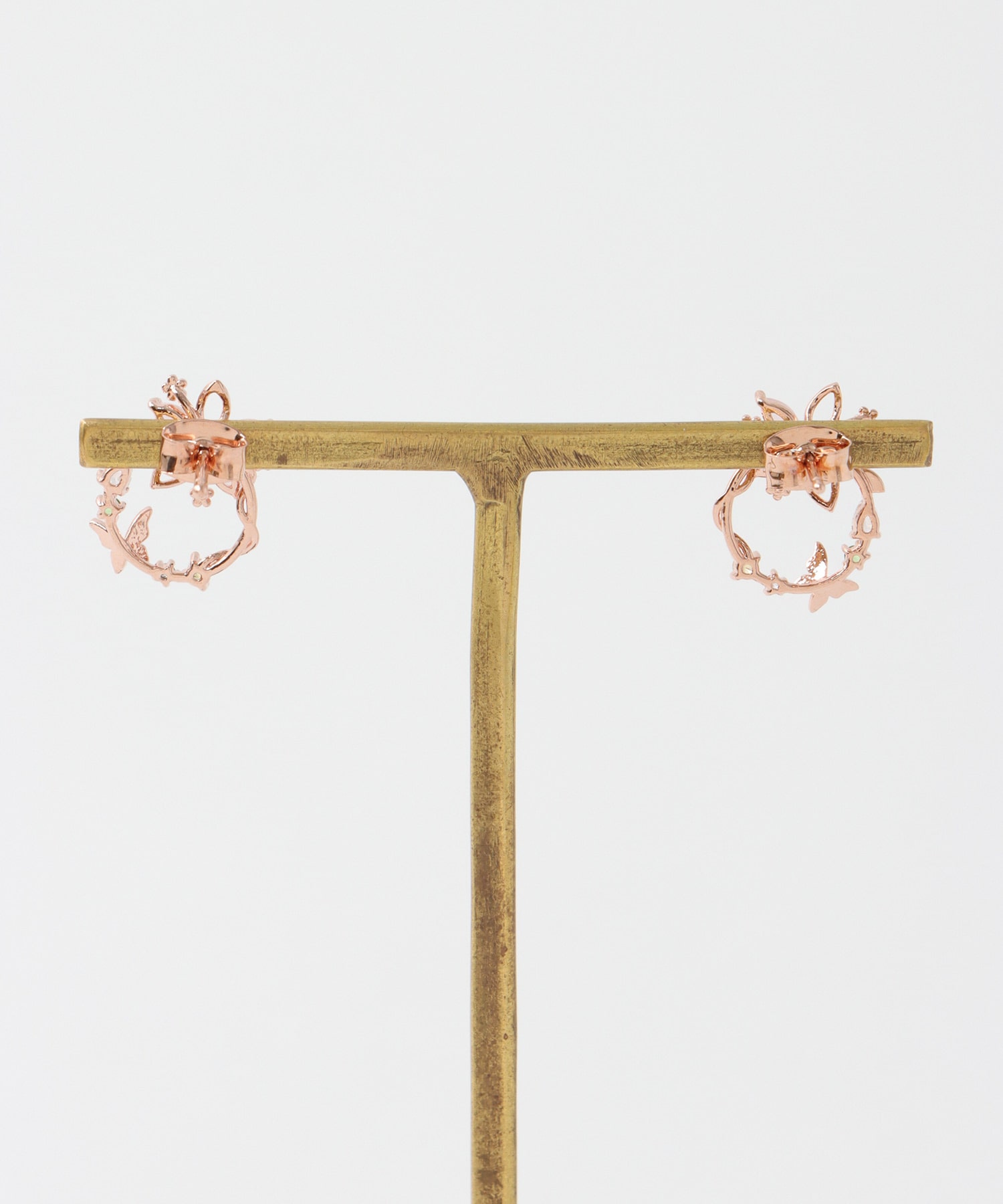 桜リースピアス