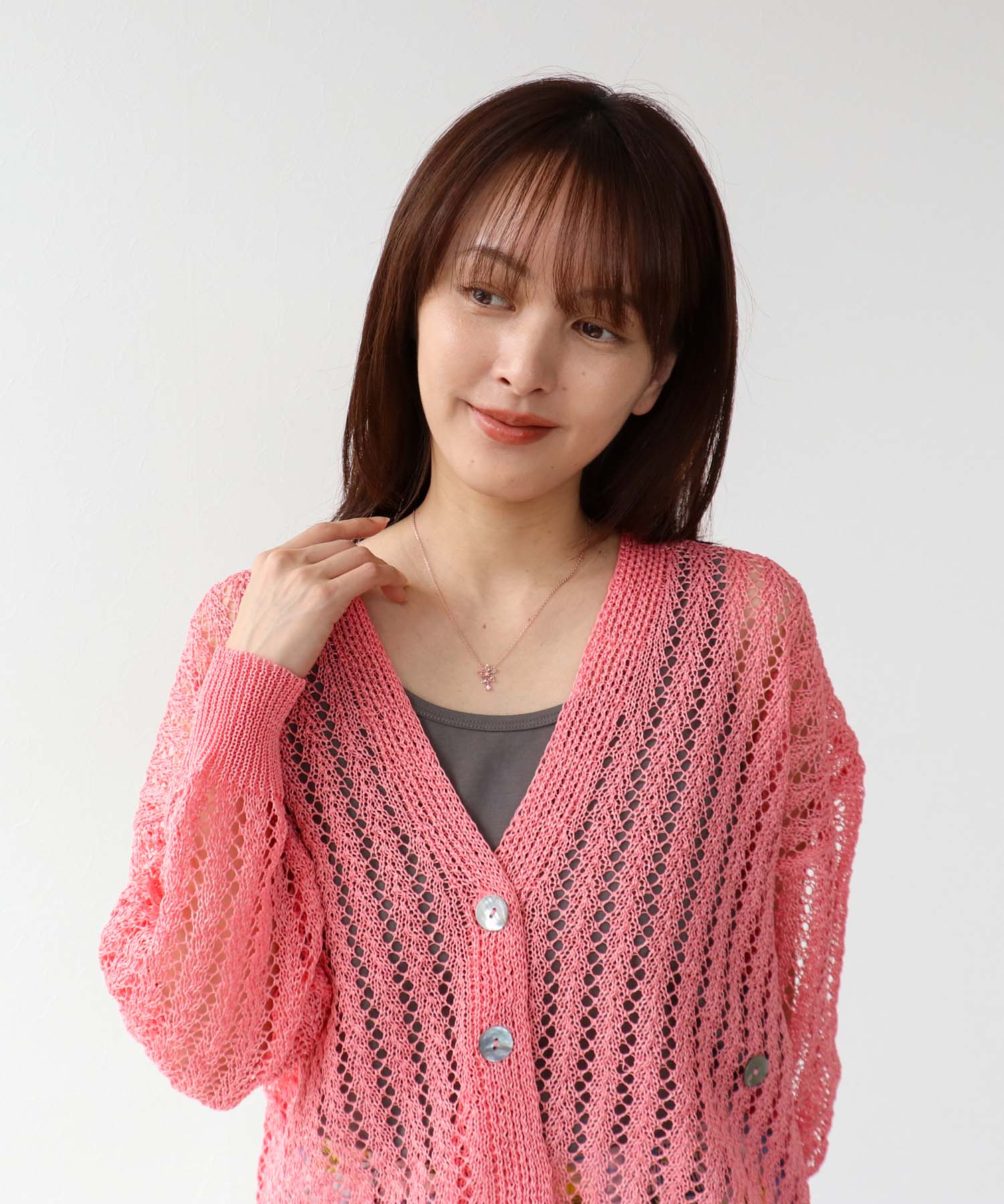 ビジュSAKURAネックレス