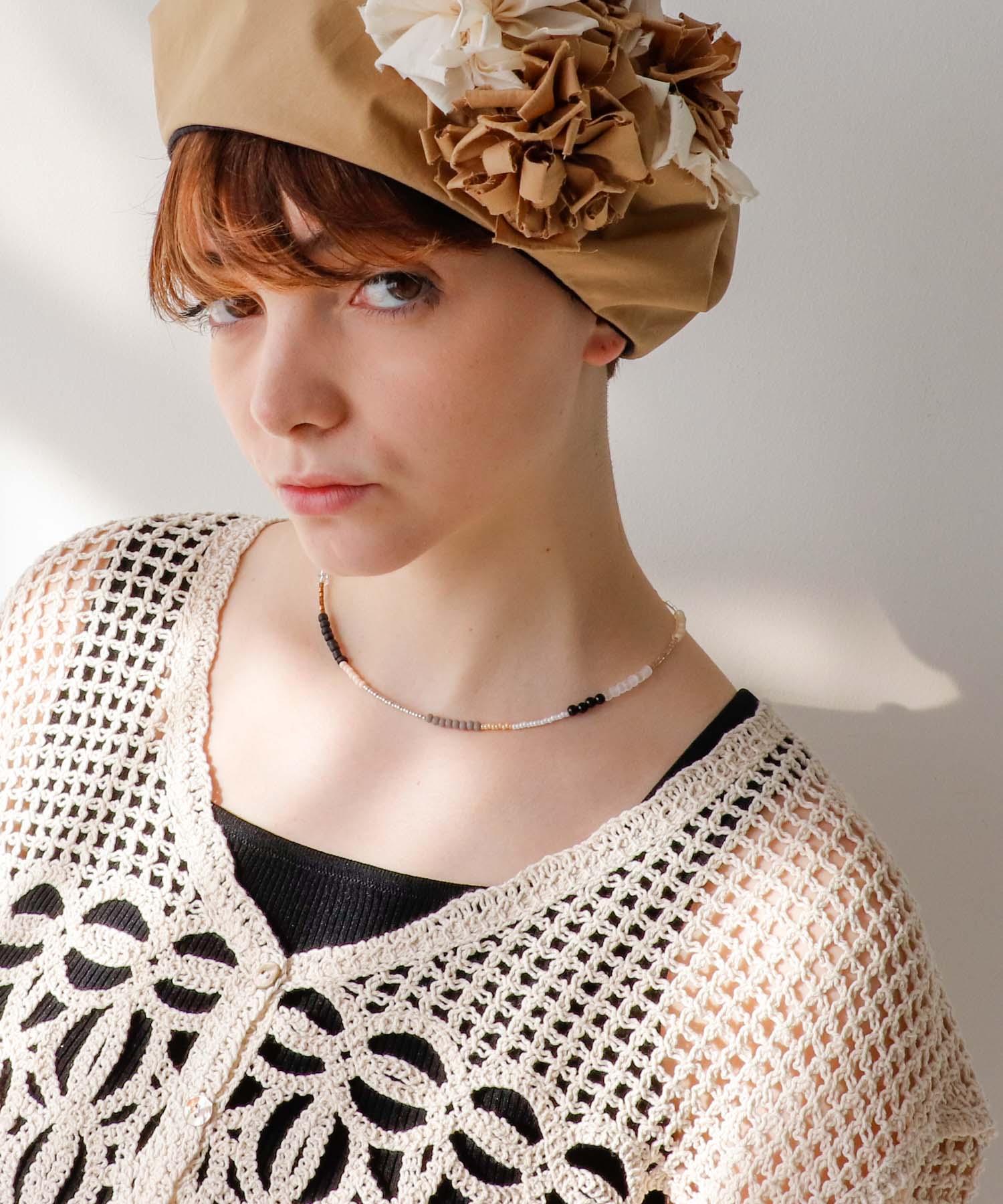 マルチビーズネックレス