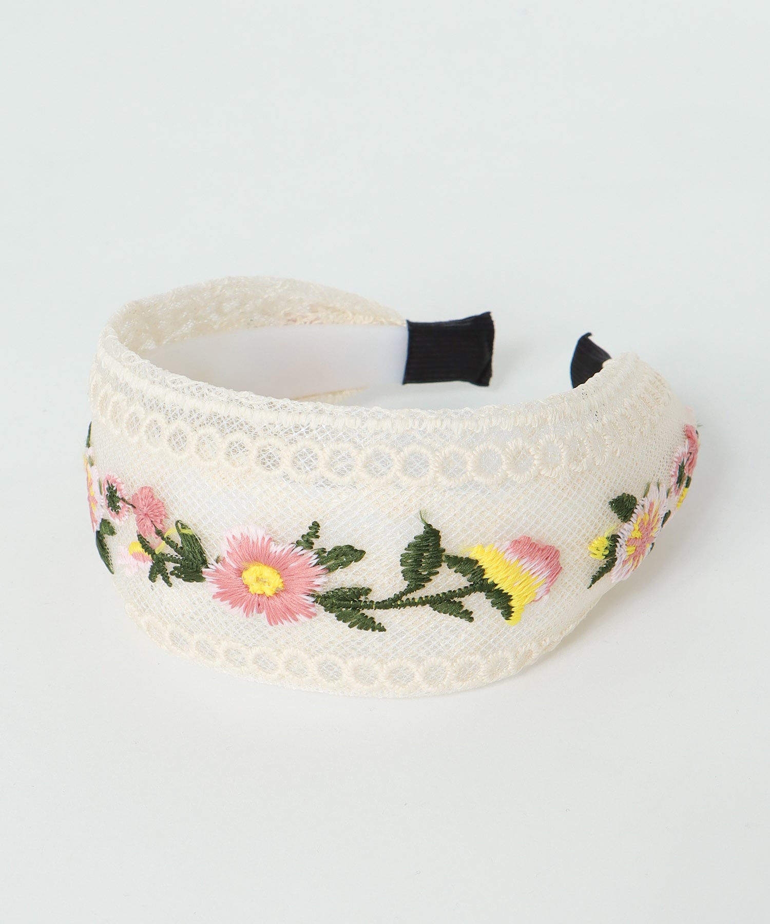 刺繍レースカチューシャ
