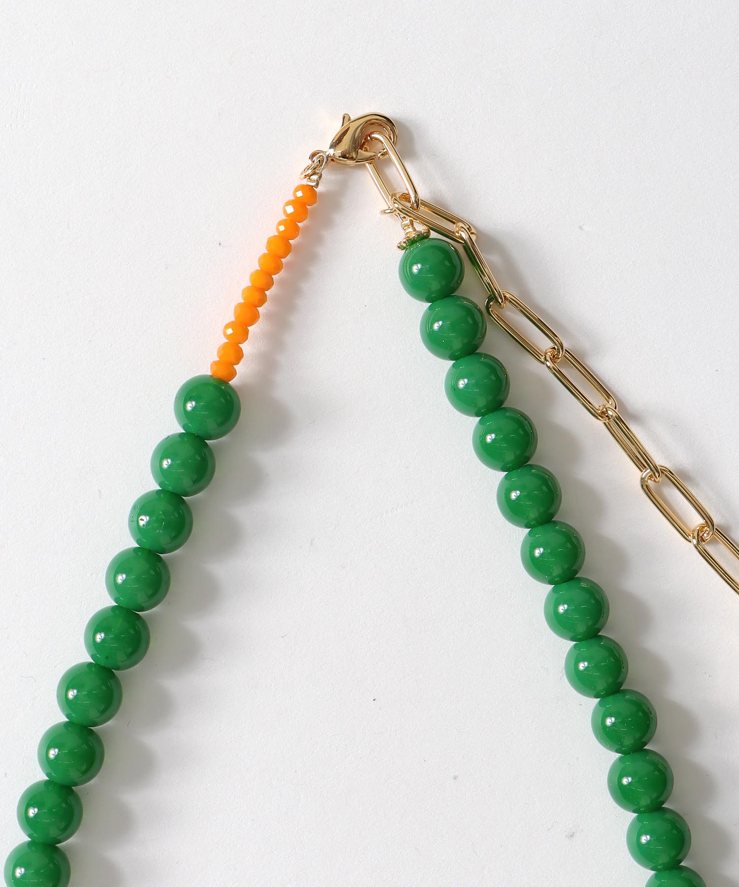 フラワーチャームカラーネックレス