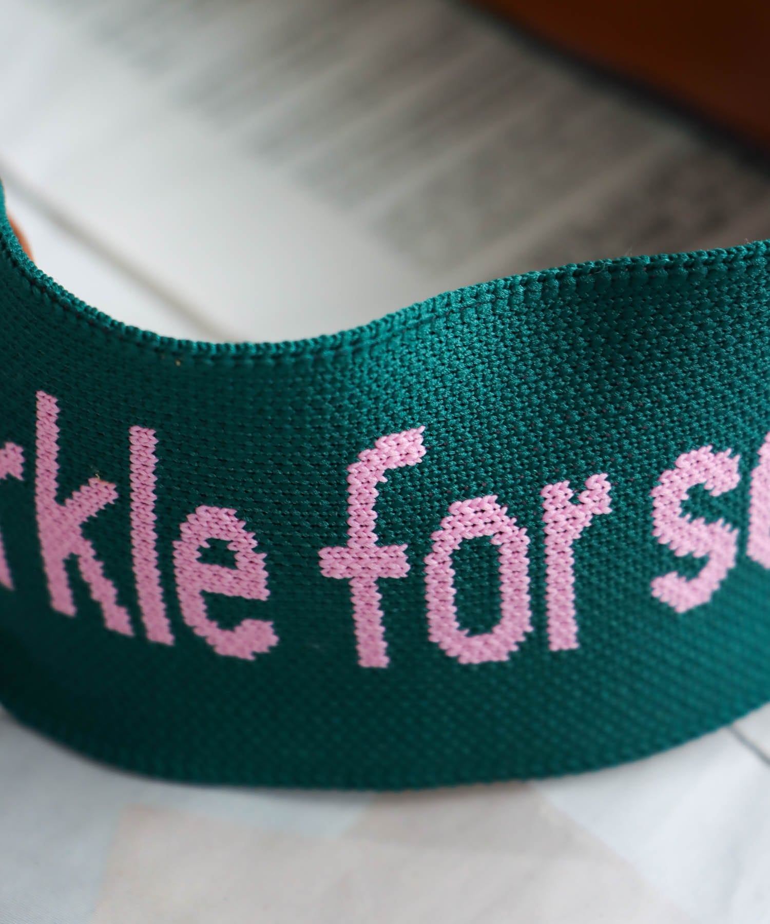 メッセージニットカチューシャ