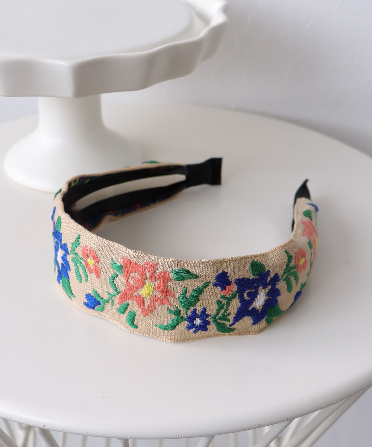 刺繍テープカチューシャ