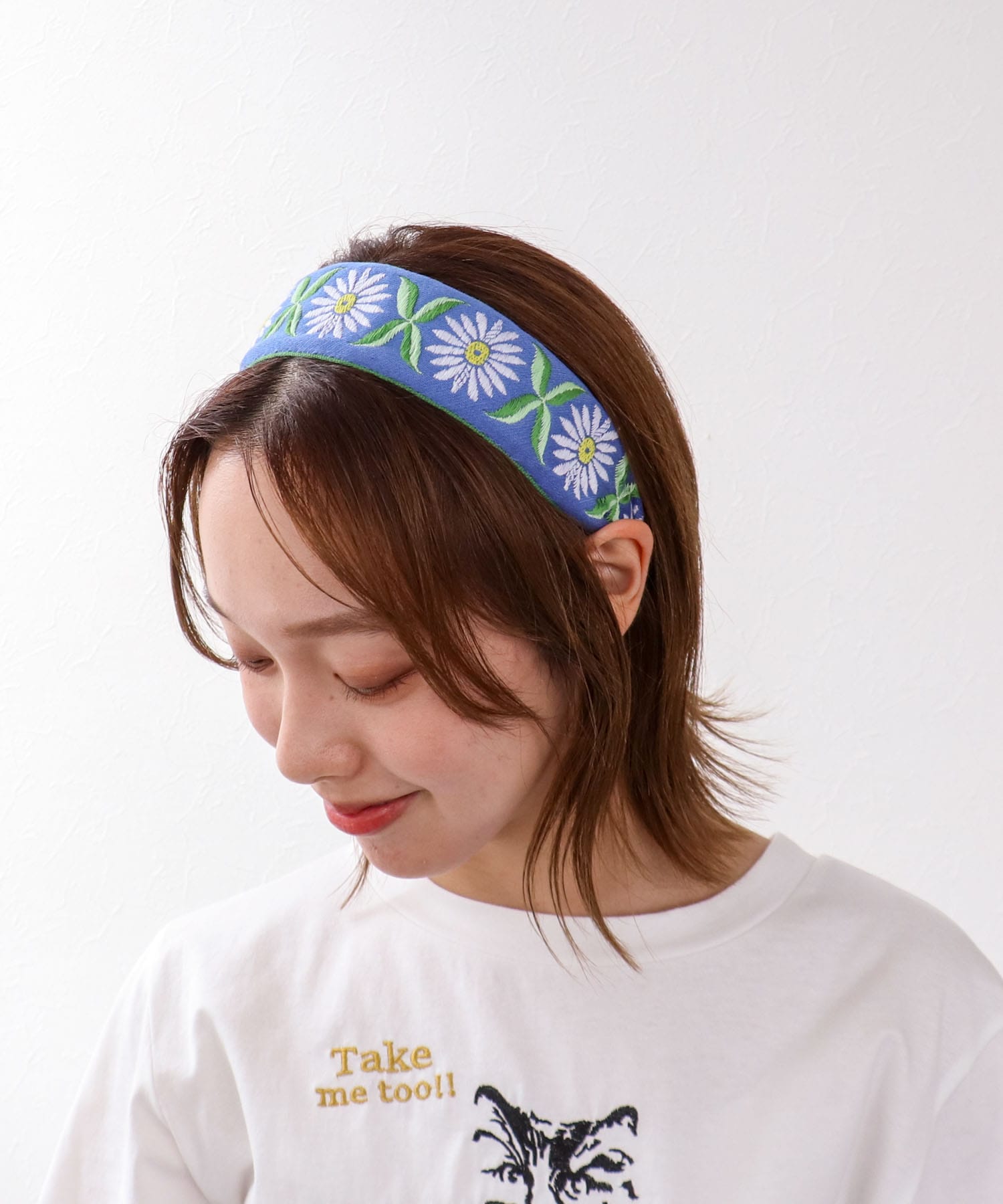 刺繍テープカチューシャ