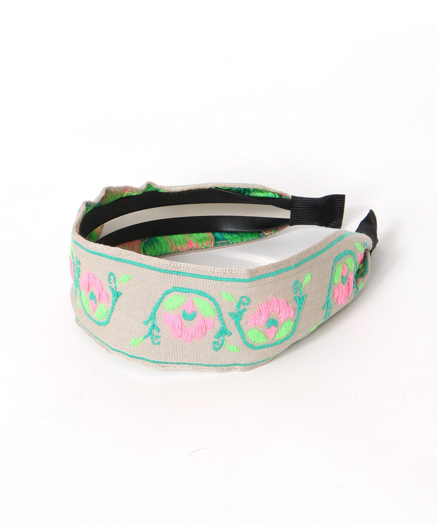 刺繍テープカチューシャ