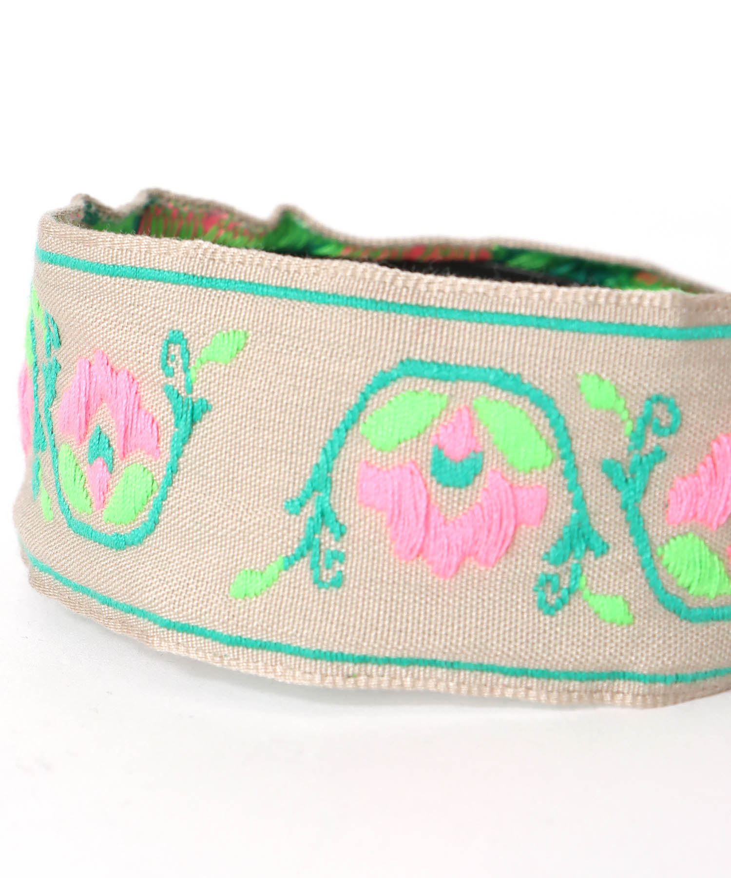 刺繍テープカチューシャ