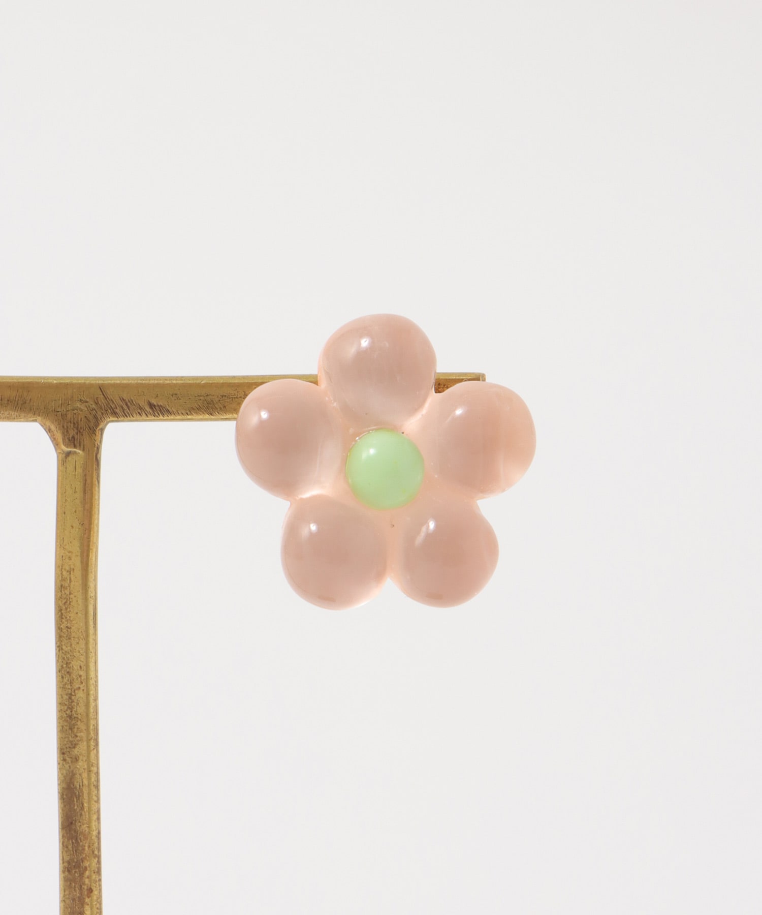 パステルクリアフラワーピアス