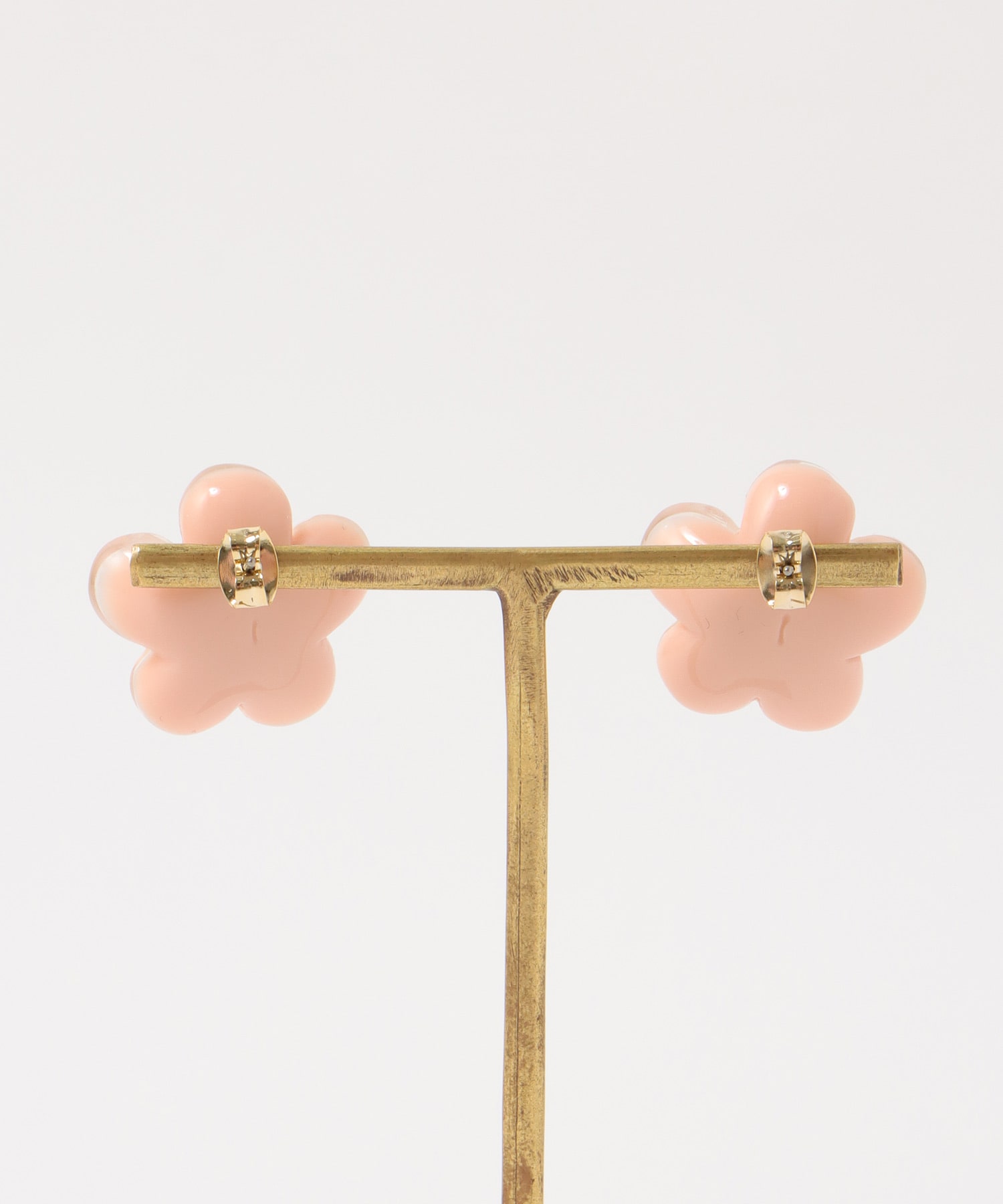 パステルクリアフラワーピアス