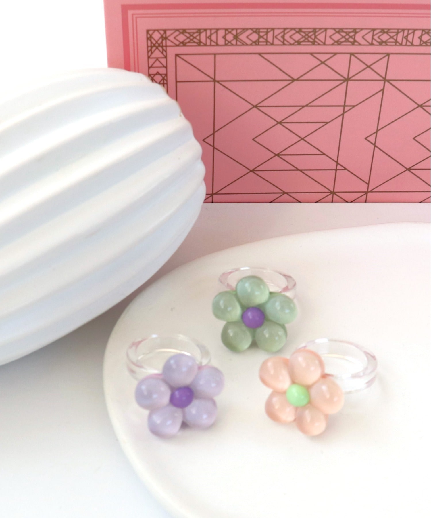 パステルクリアフラワーリング