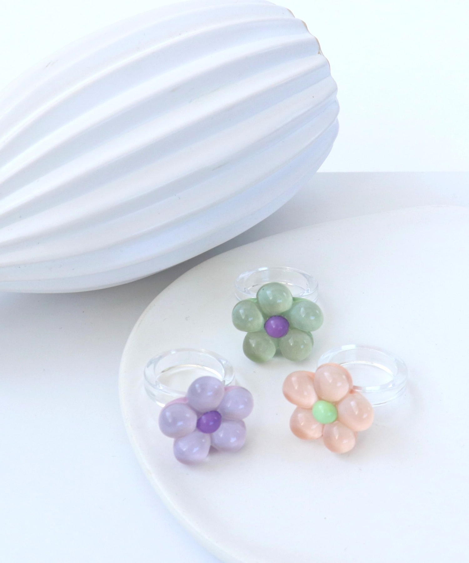 パステルクリアフラワーリング