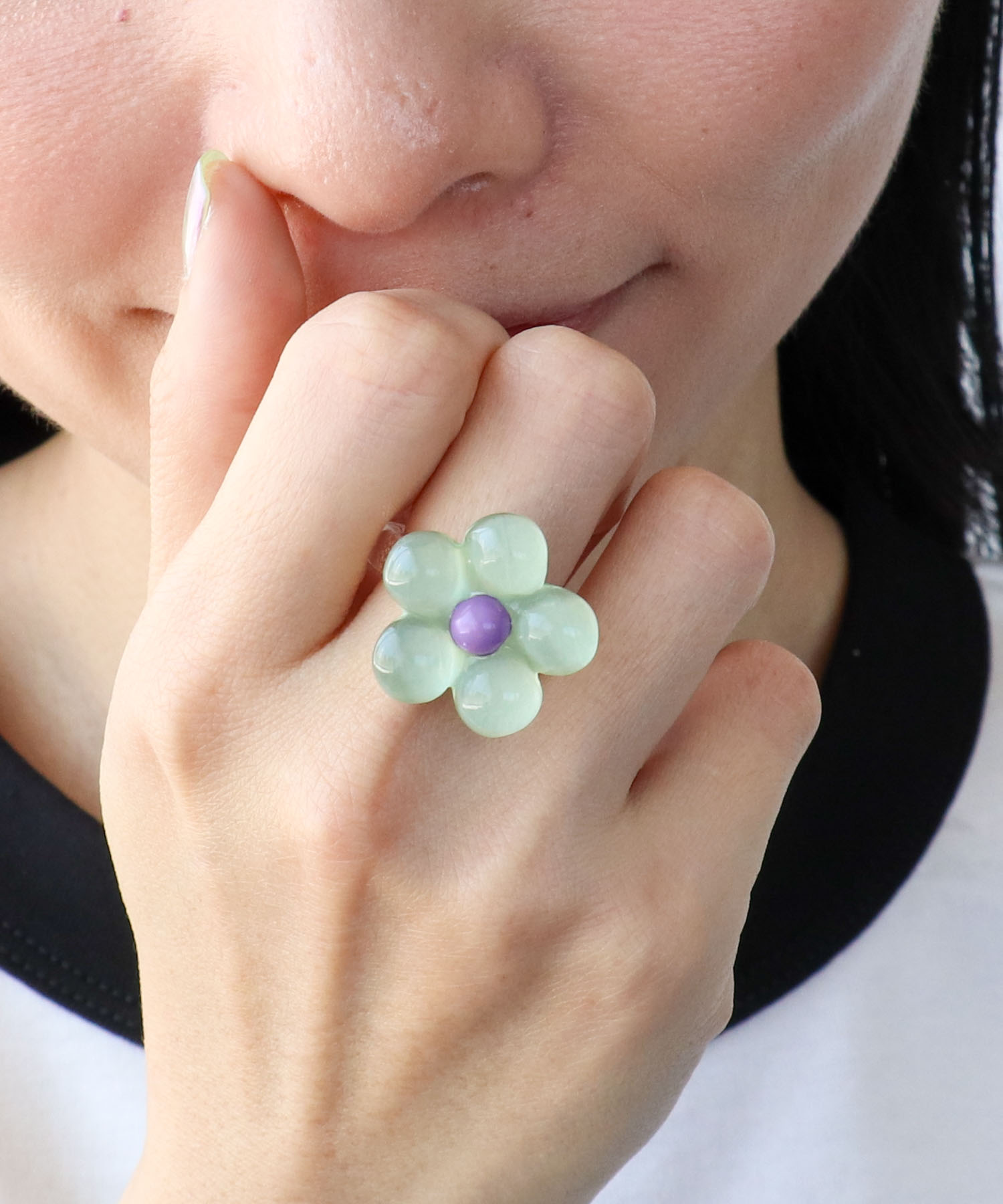 パステルクリアフラワーリング