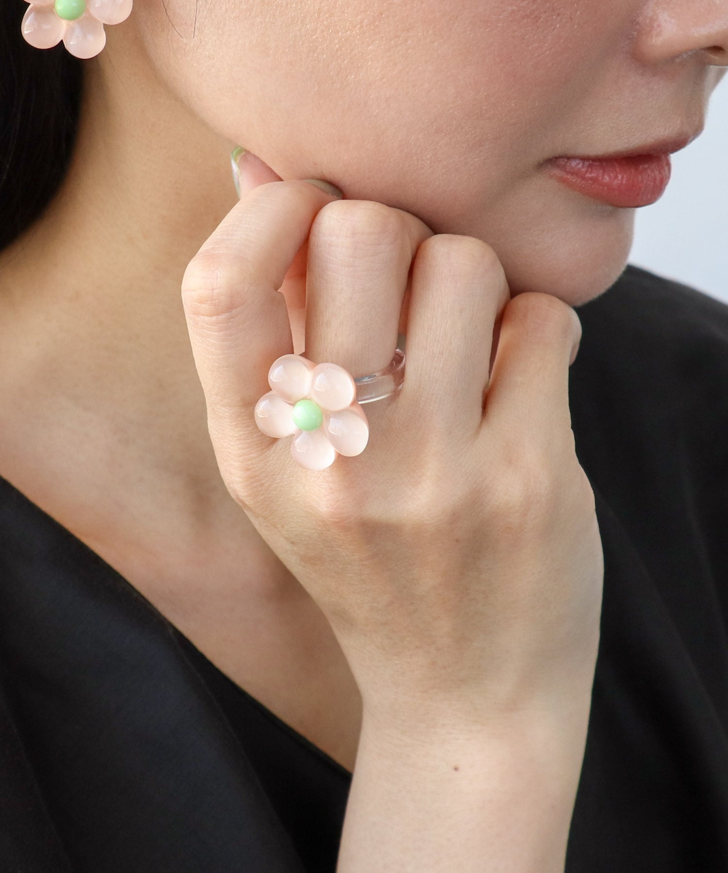 パステルクリアフラワーリング