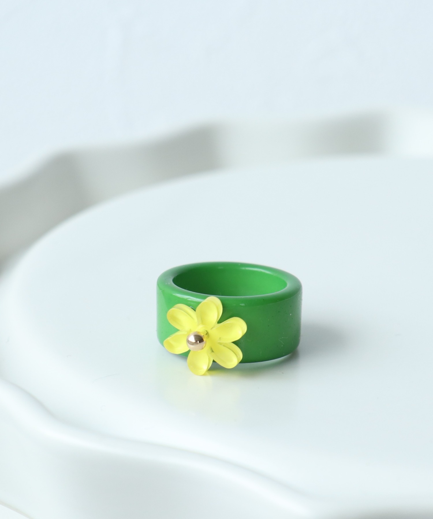 バイカラーフラワーリング