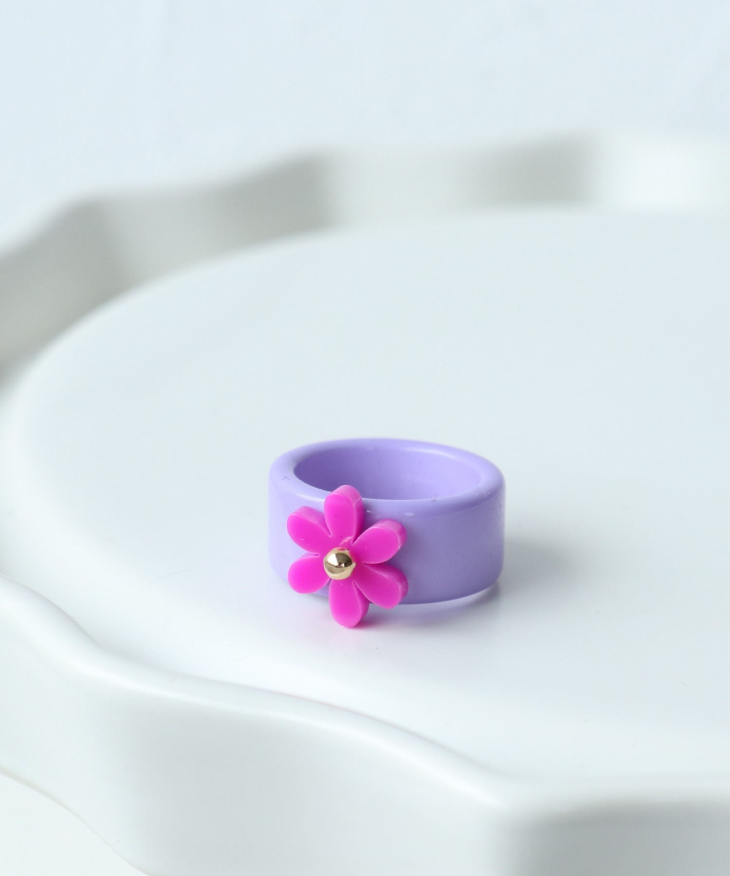 バイカラーフラワーリング