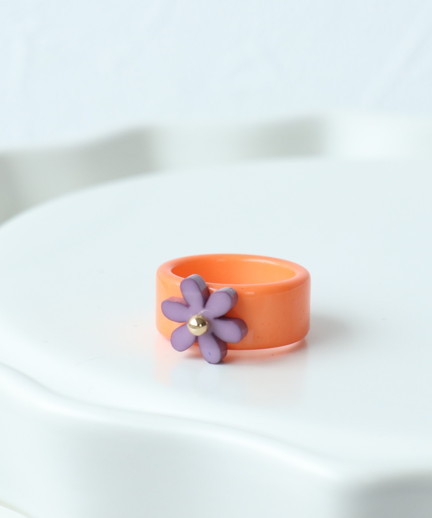 バイカラーフラワーリング