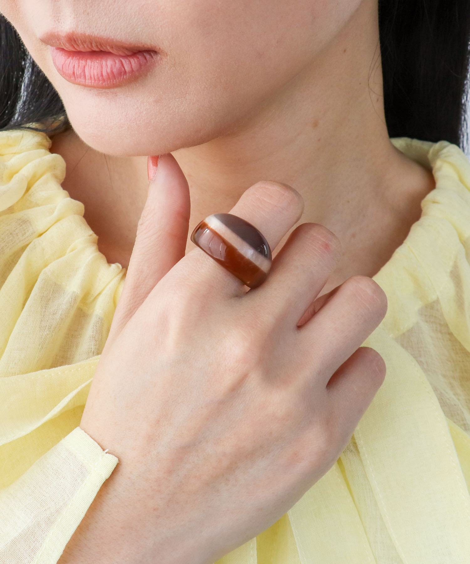 グラデーションアクリルリング #15