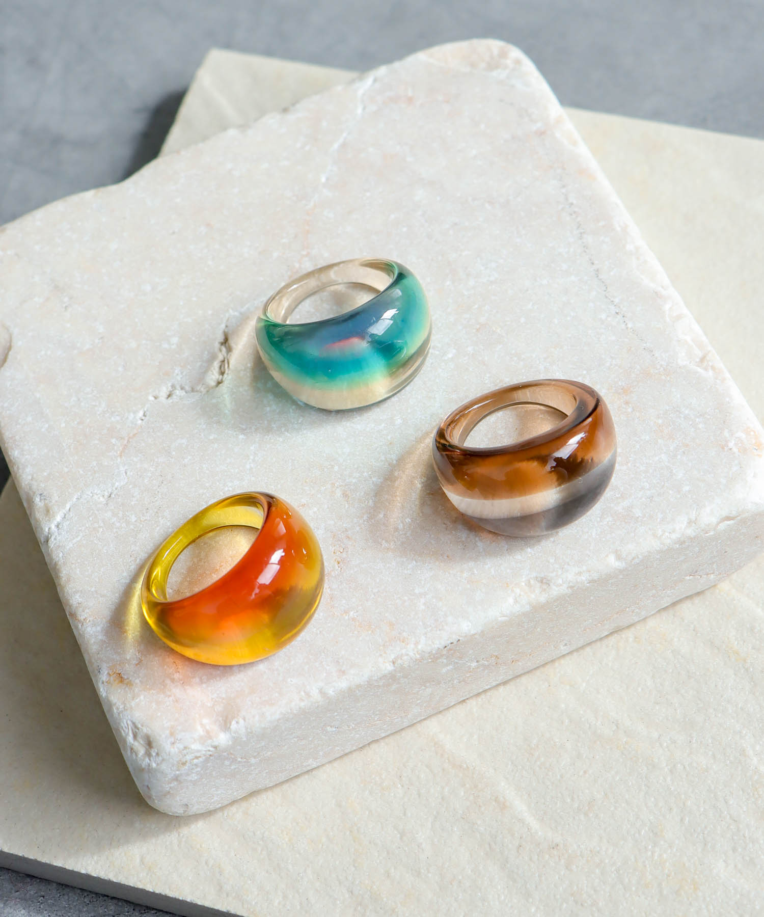 グラデーションアクリルリング #15