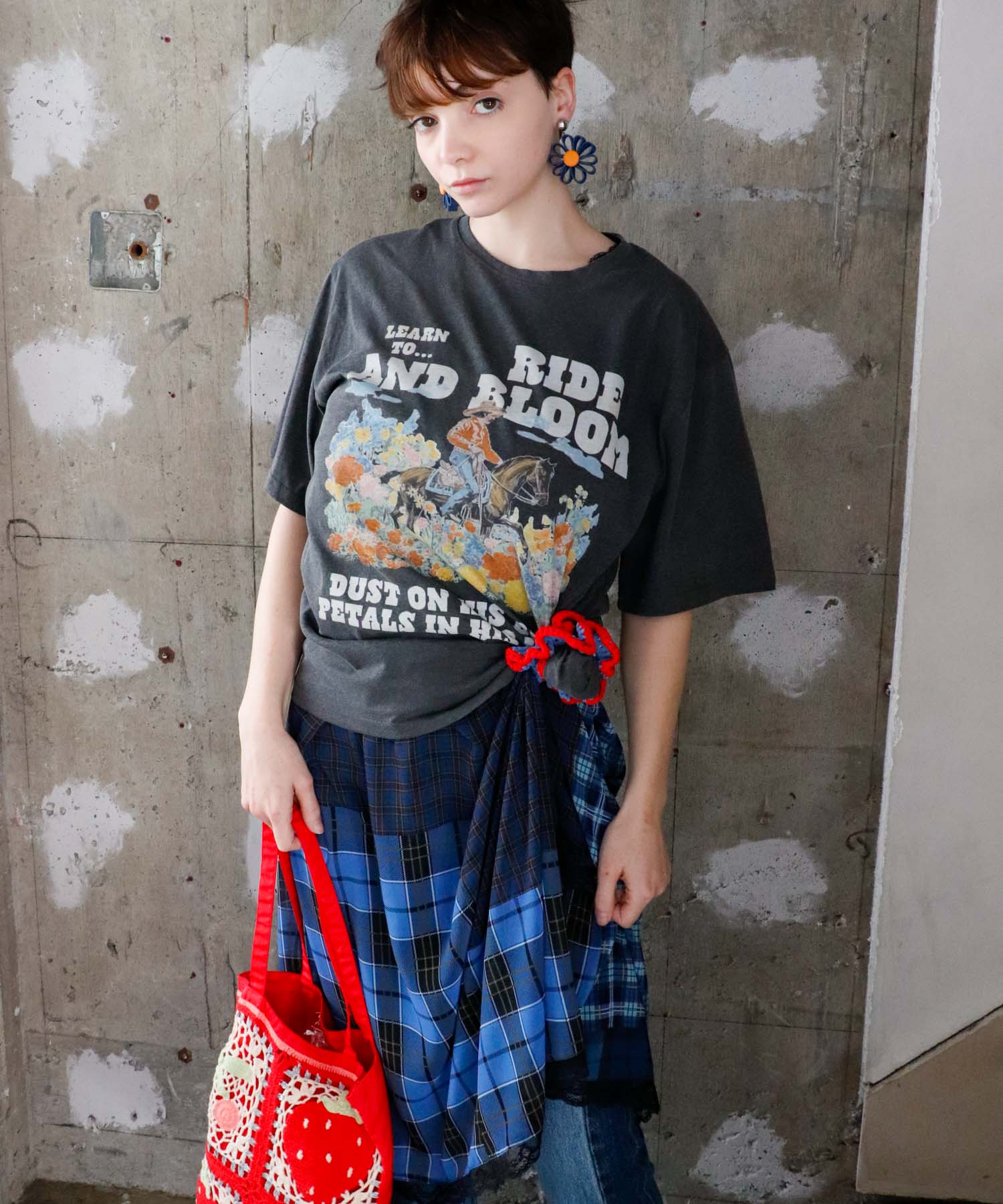 かぎ針パイピングシュシュ