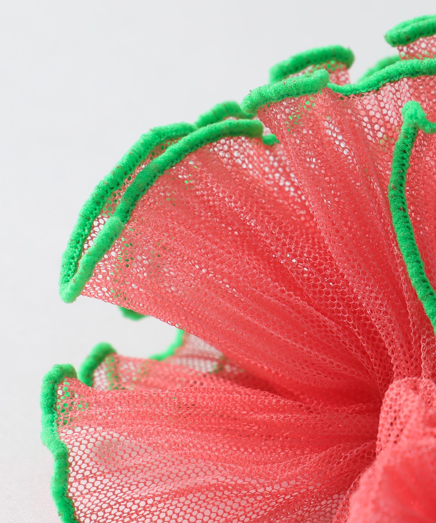 チュールパイピングハーフシュシュ