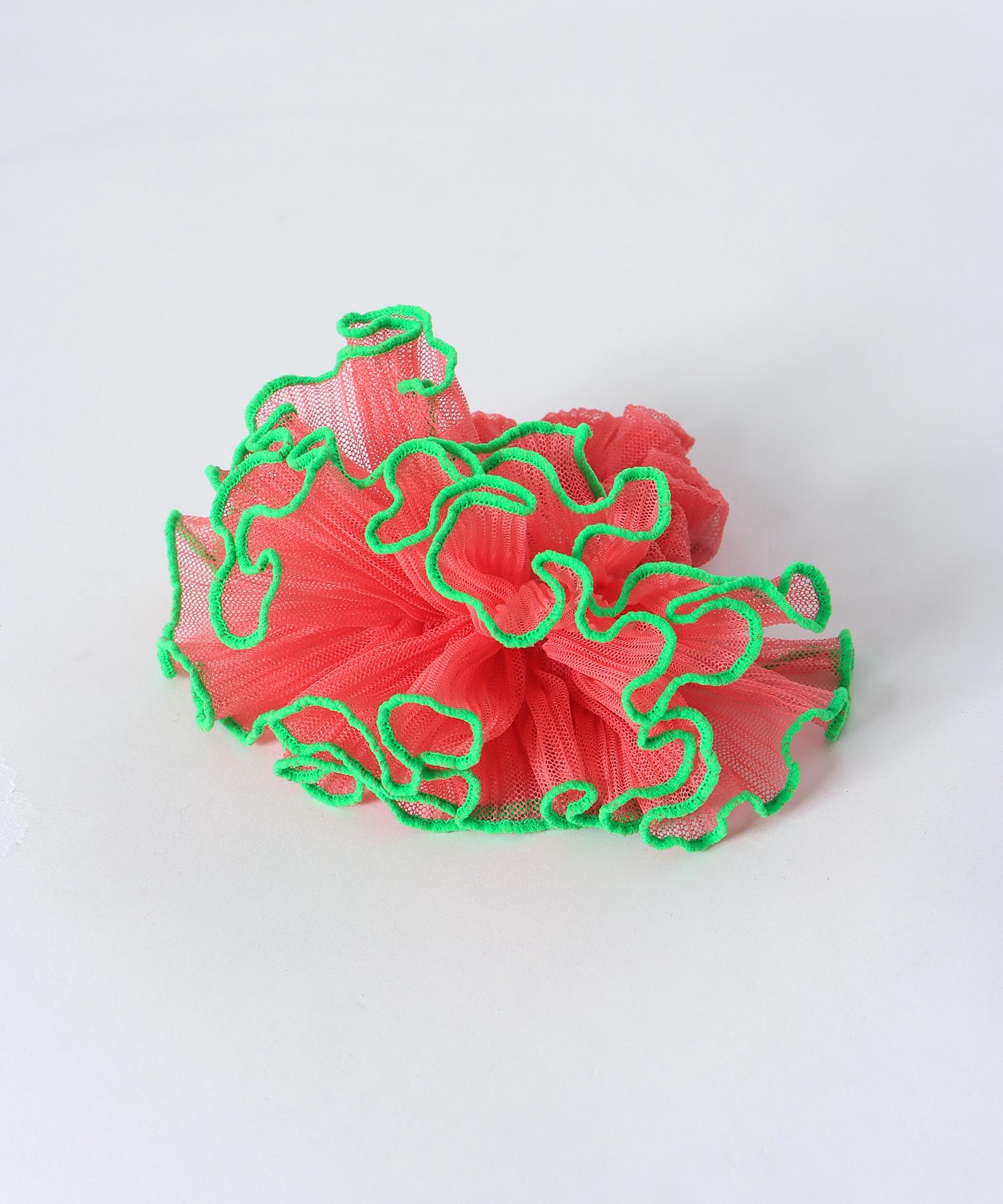 チュールパイピングハーフシュシュ