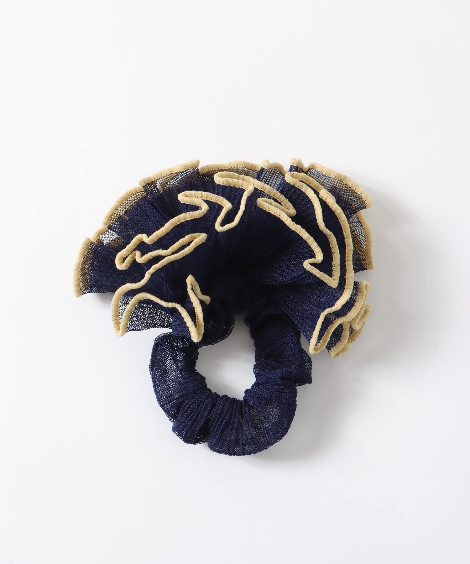 チュールパイピングハーフシュシュ